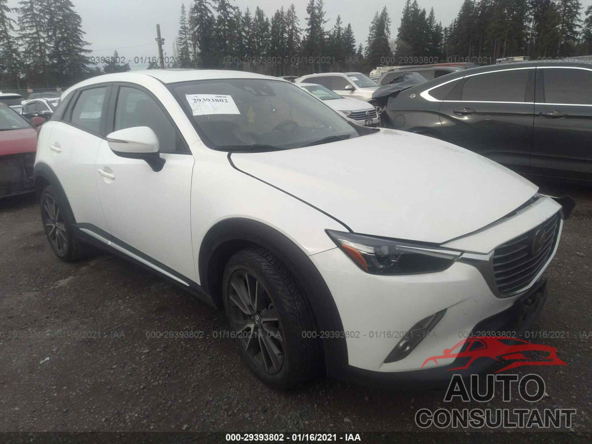 MAZDA CX-3 2016 - JM1DKBD77G0110374