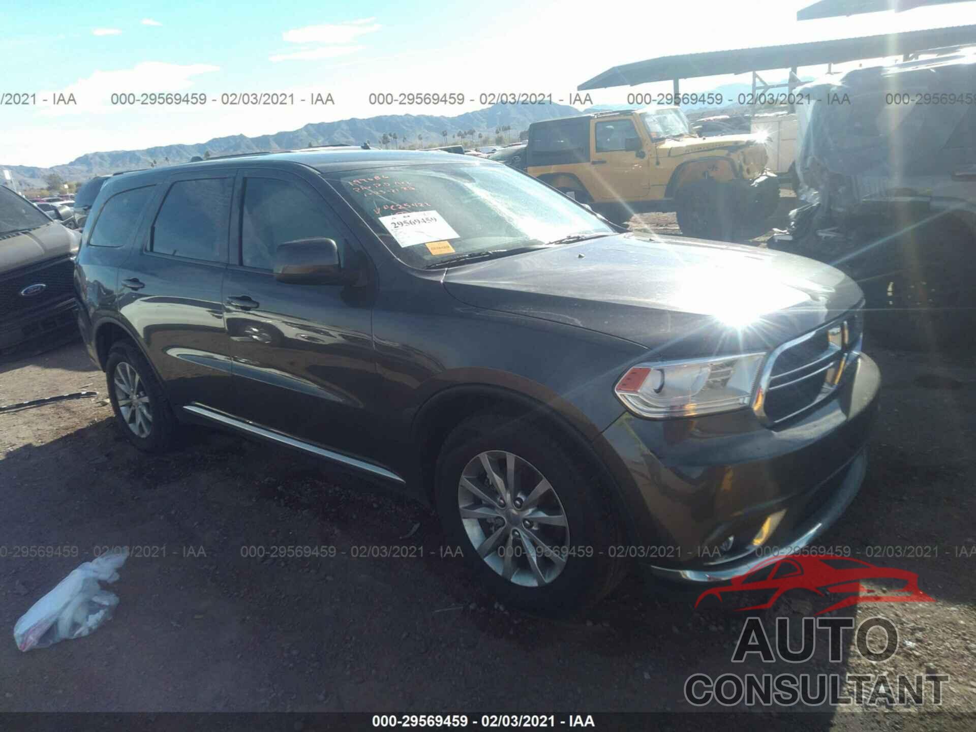 DODGE DURANGO 2018 - 1C4RDHAG3JC254422