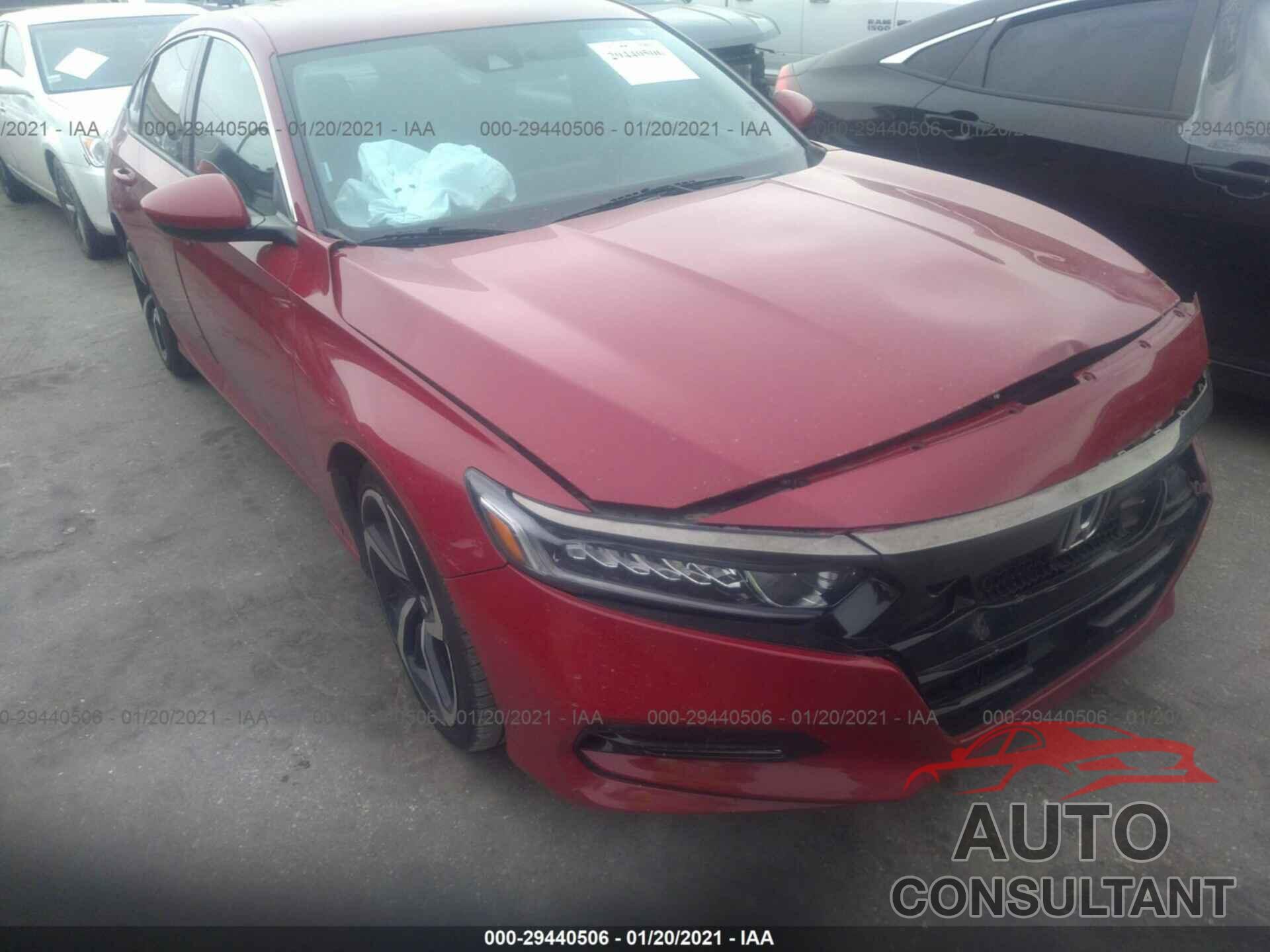 HONDA ACCORD SEDAN 2018 - 1HGCV1F32JA256501