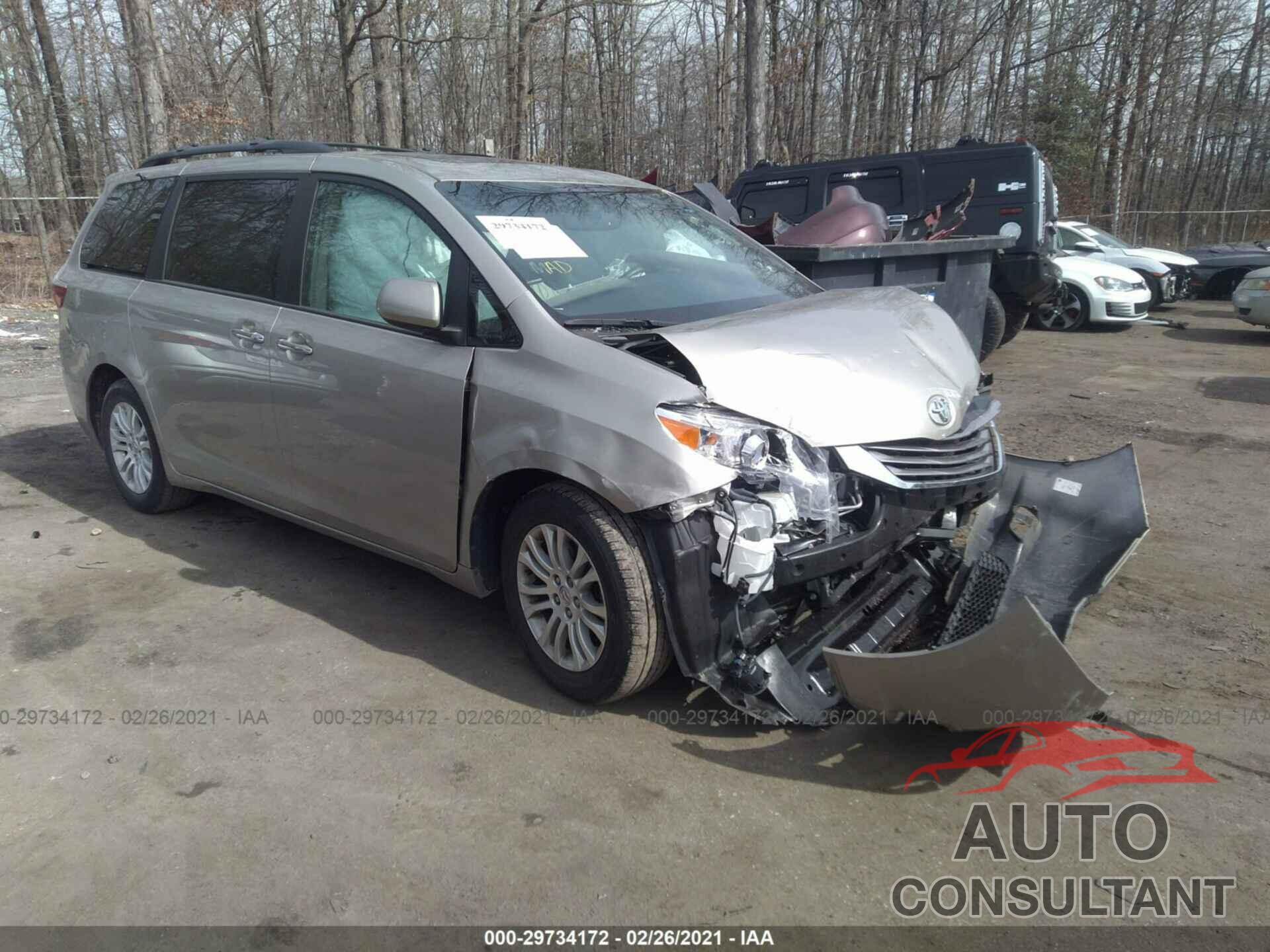 TOYOTA SIENNA 2016 - 5TDYK3DC1GS742031