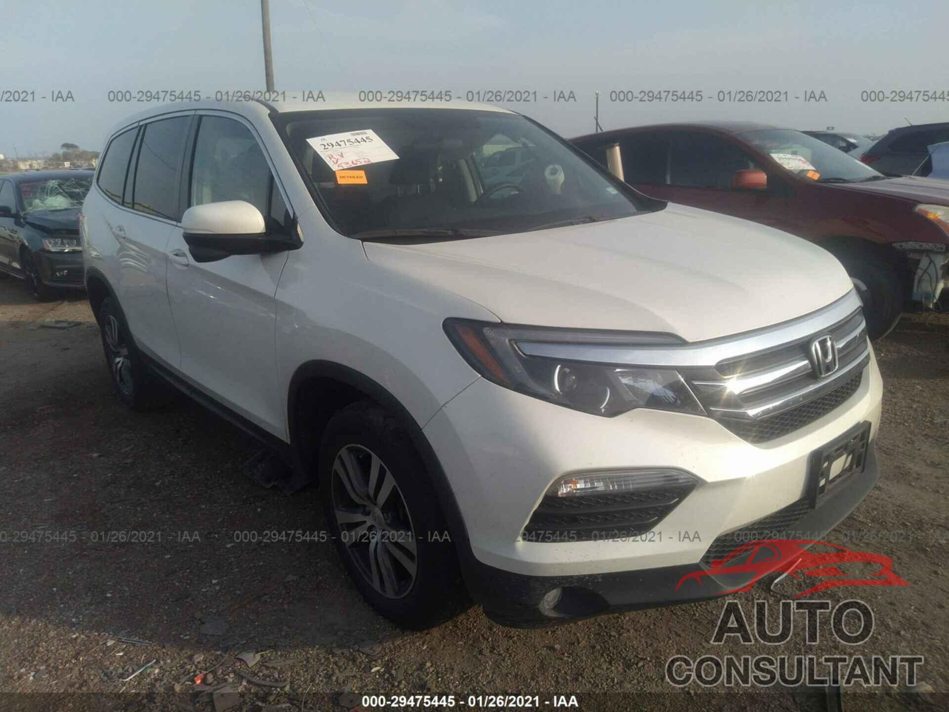 HONDA PILOT 2017 - 5FNYF5H32HB038582
