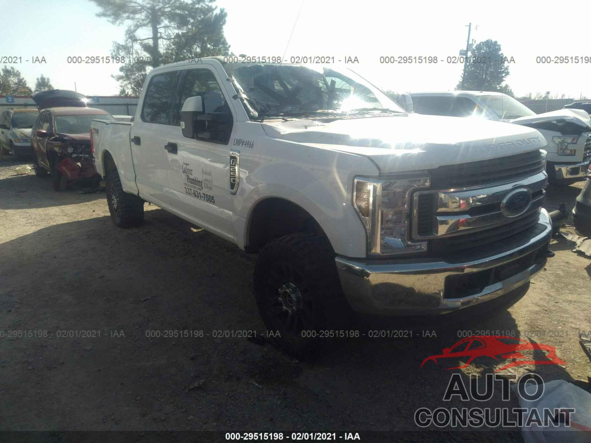 FORD SUPER DUTY F-250 SRW 2018 - 1FT7W2B60JEC44293