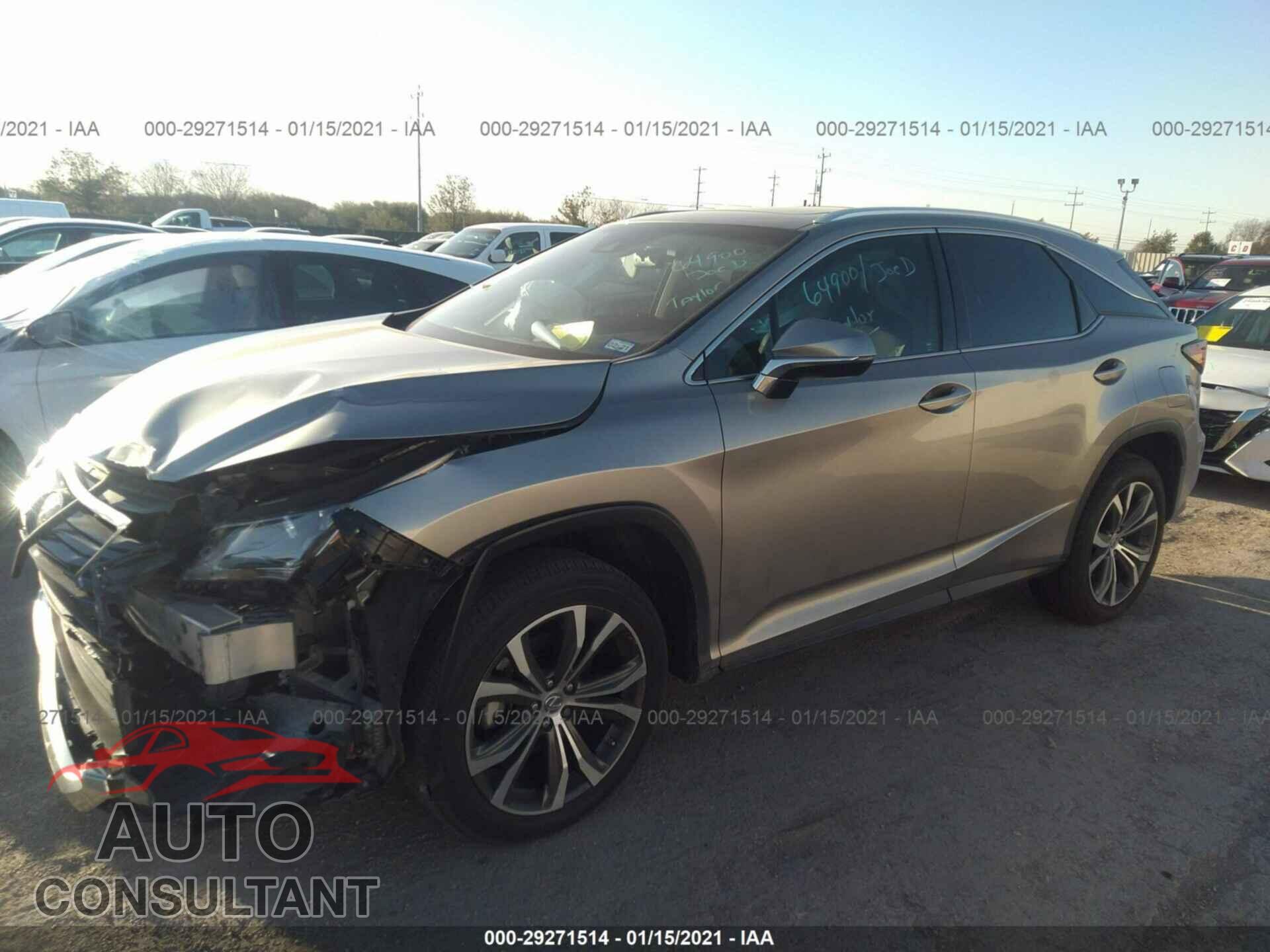LEXUS RX 2017 - 2T2ZZMCA7HC044339