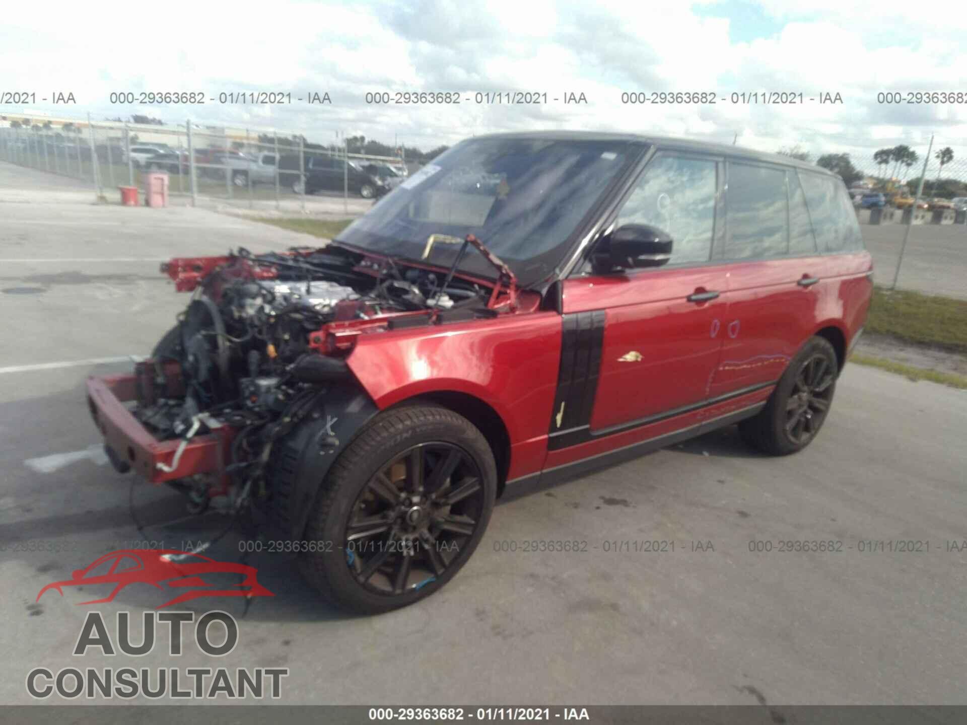 LAND ROVER RANGE ROVER 2017 - SALGS2FV2HA353426