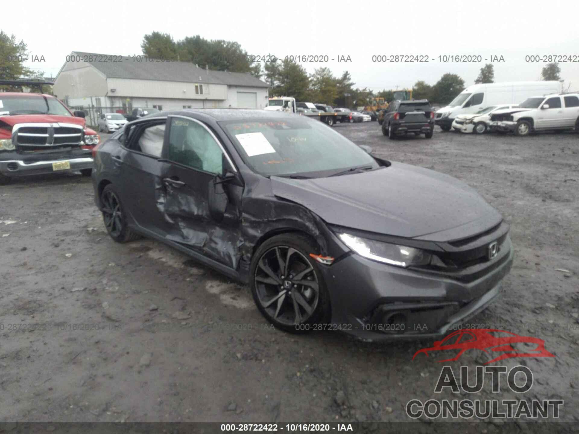 HONDA CIVIC SEDAN 2019 - 2HGFC2F88KH594430