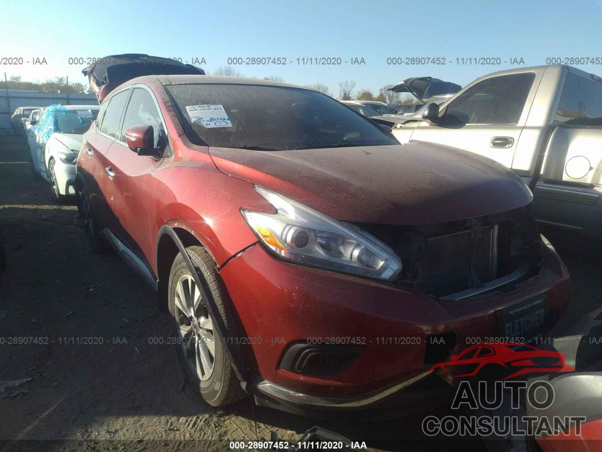 NISSAN MURANO 2016 - 5N1AZ2MG3GN114113