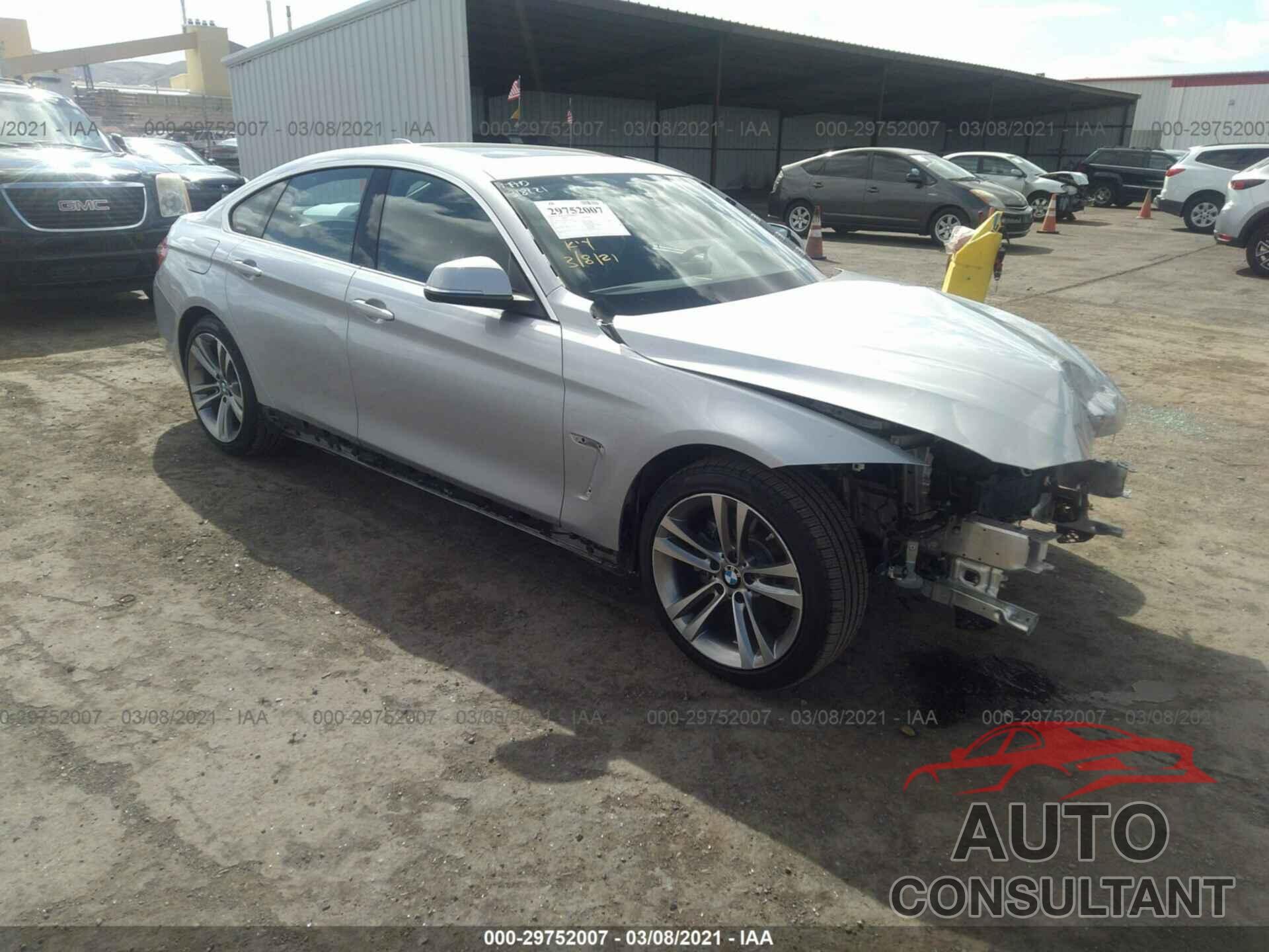 BMW 4 SERIES 2019 - WBA4J1C51KBM18664