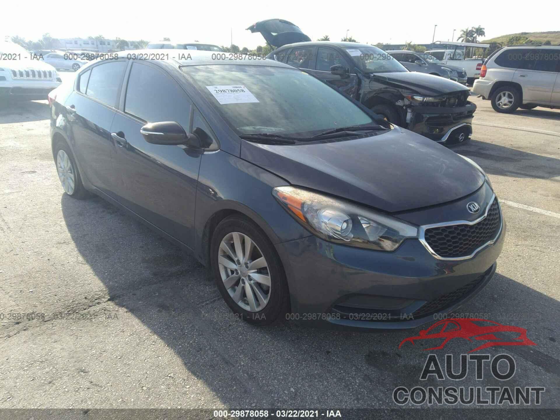 KIA FORTE 2016 - KNAFX4A6XG5566970