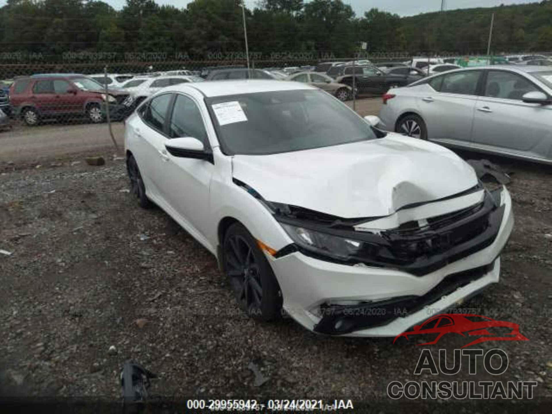 HONDA CIVIC SEDAN 2019 - 2HGFC2F82KH598831