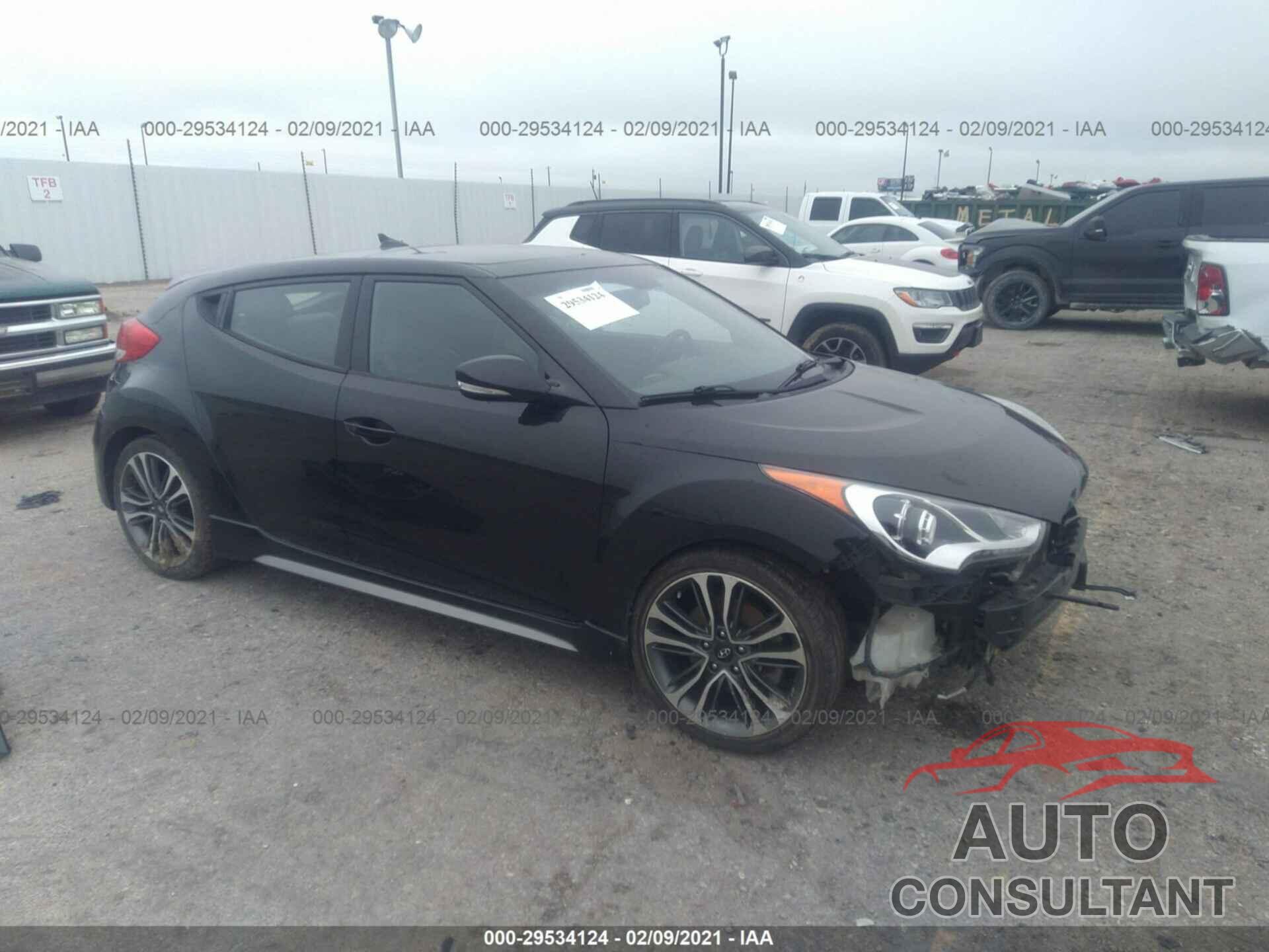 HYUNDAI VELOSTER 2016 - KMHTC6AE6GU255204