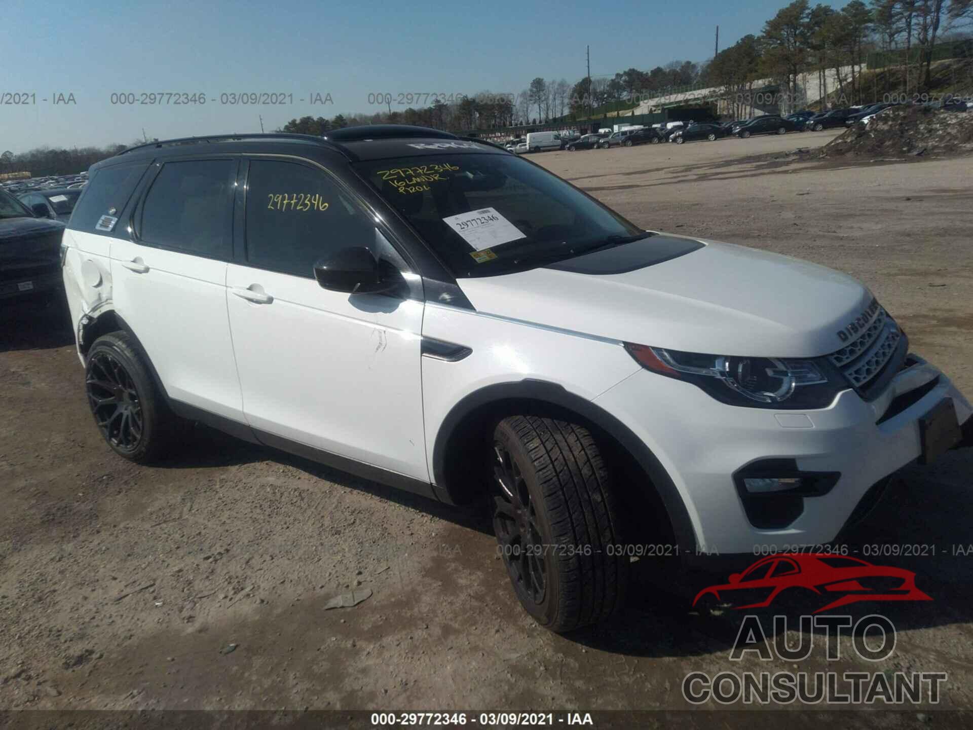 LAND ROVER DISCOVERY SPORT 2016 - SALCR2BG2GH628672