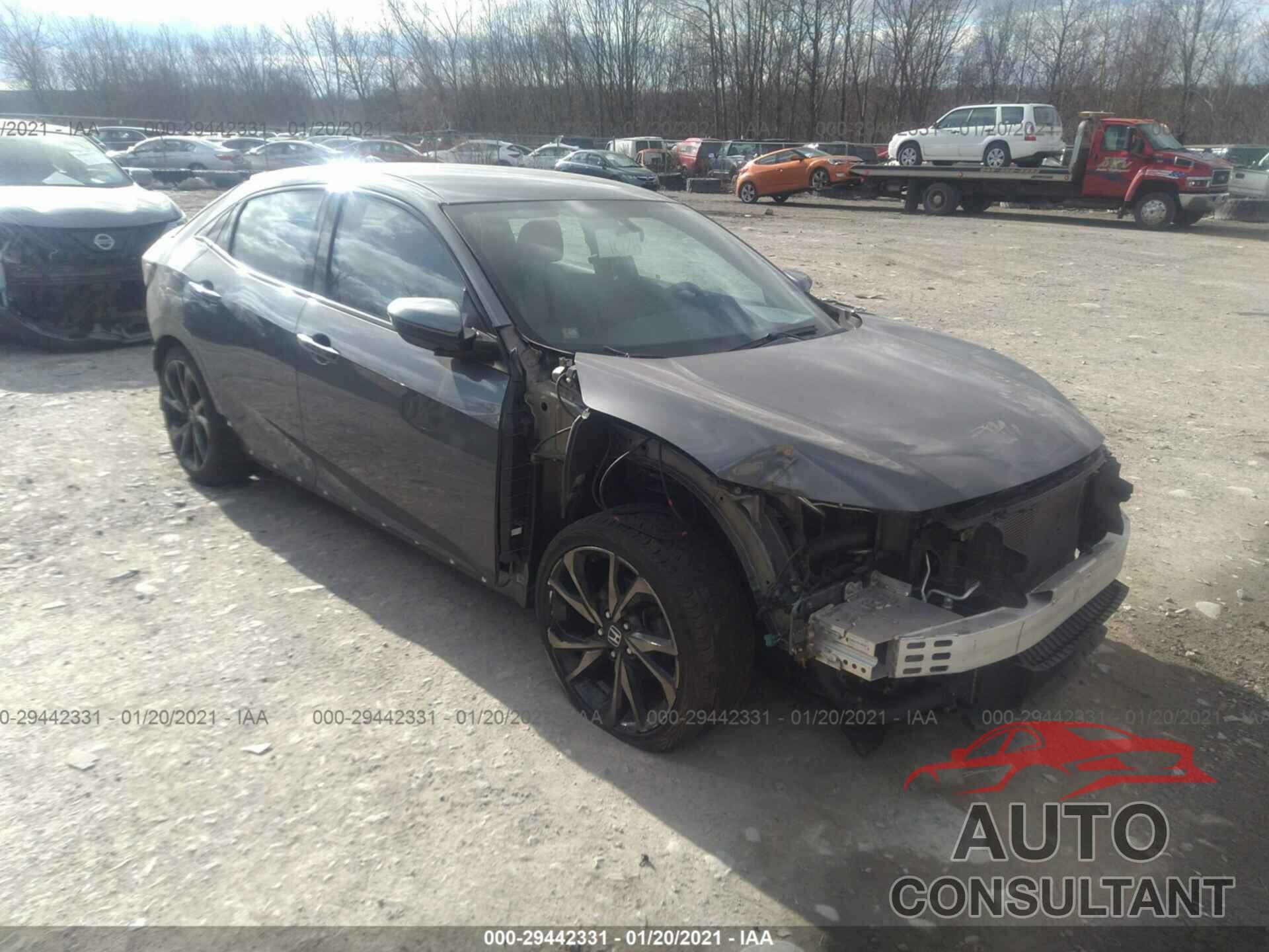 HONDA CIVIC HATCHBACK 2017 - SHHFK7H43HU425700
