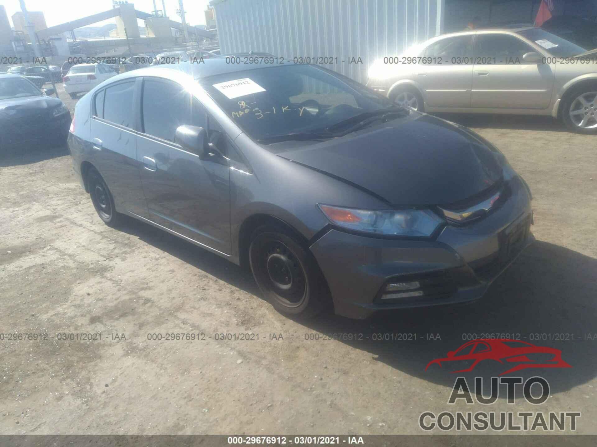 HONDA INSIGHT 2012 - JHMZE2H36CS000305