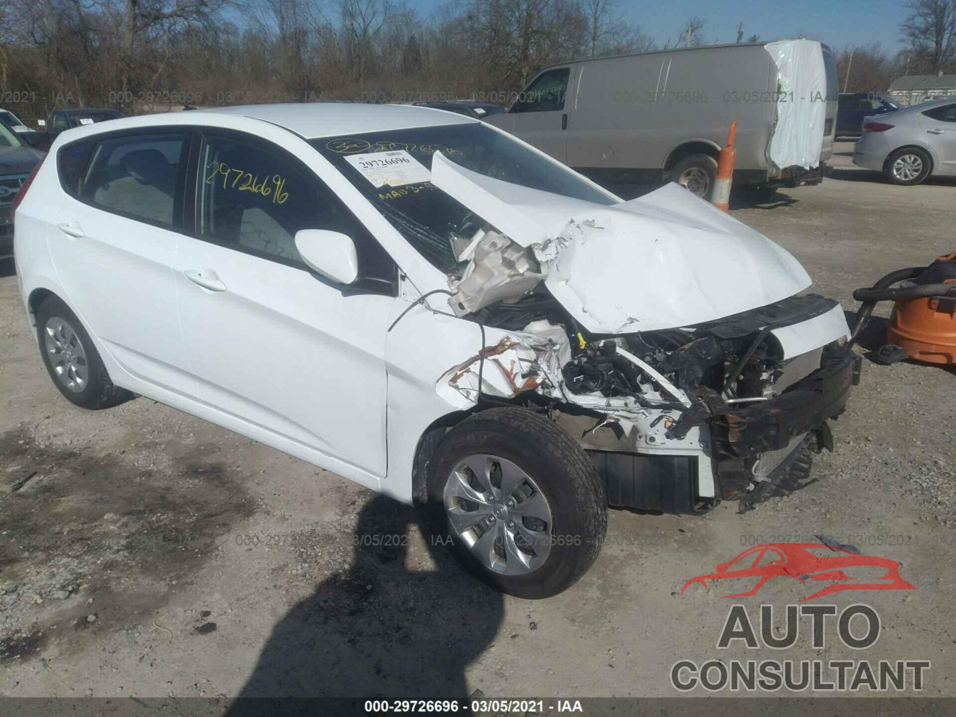 HYUNDAI ACCENT 2017 - KMHCT5AE4HU342031