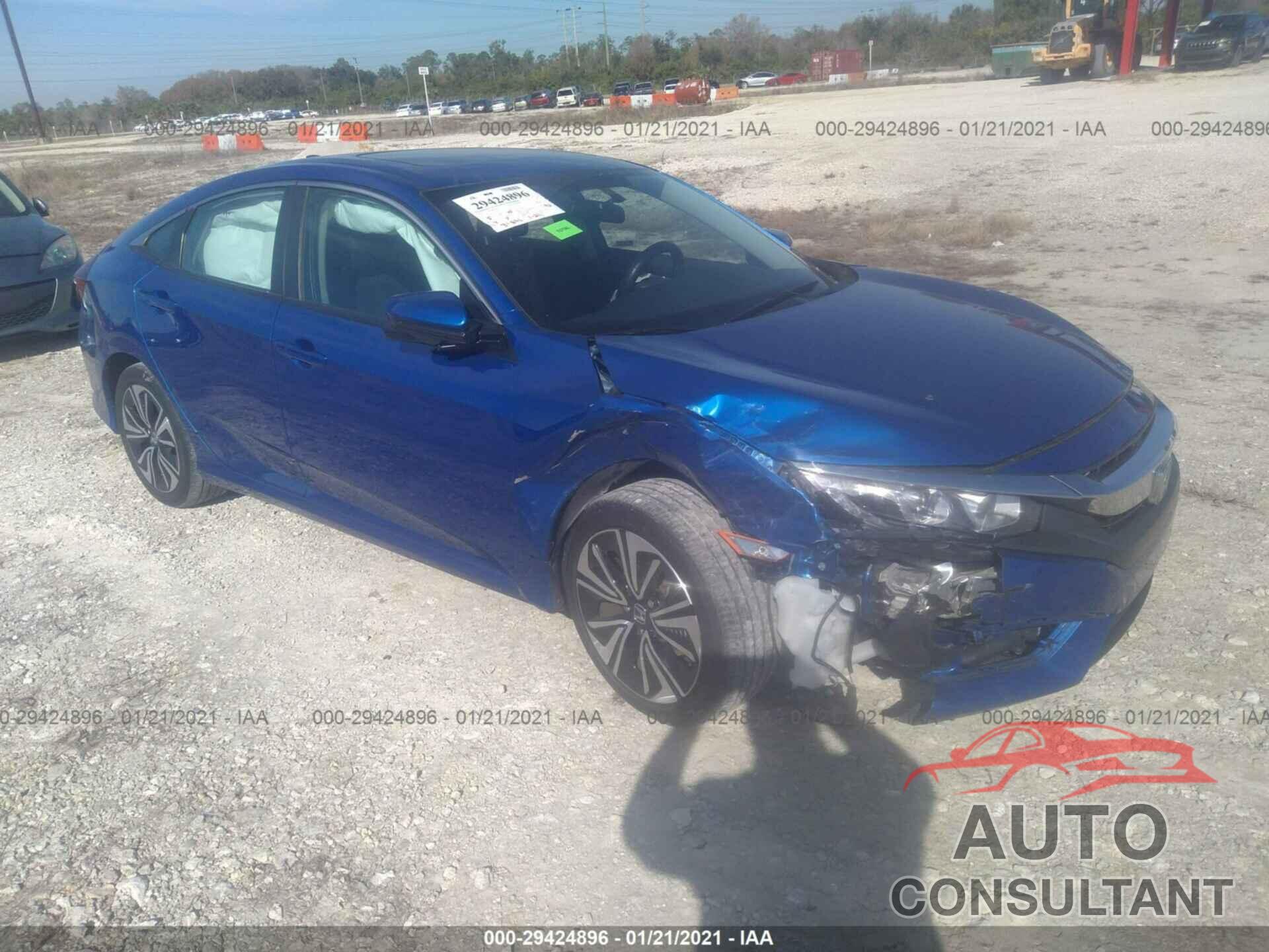 HONDA CIVIC SEDAN 2018 - 19XFC1F34JE002027