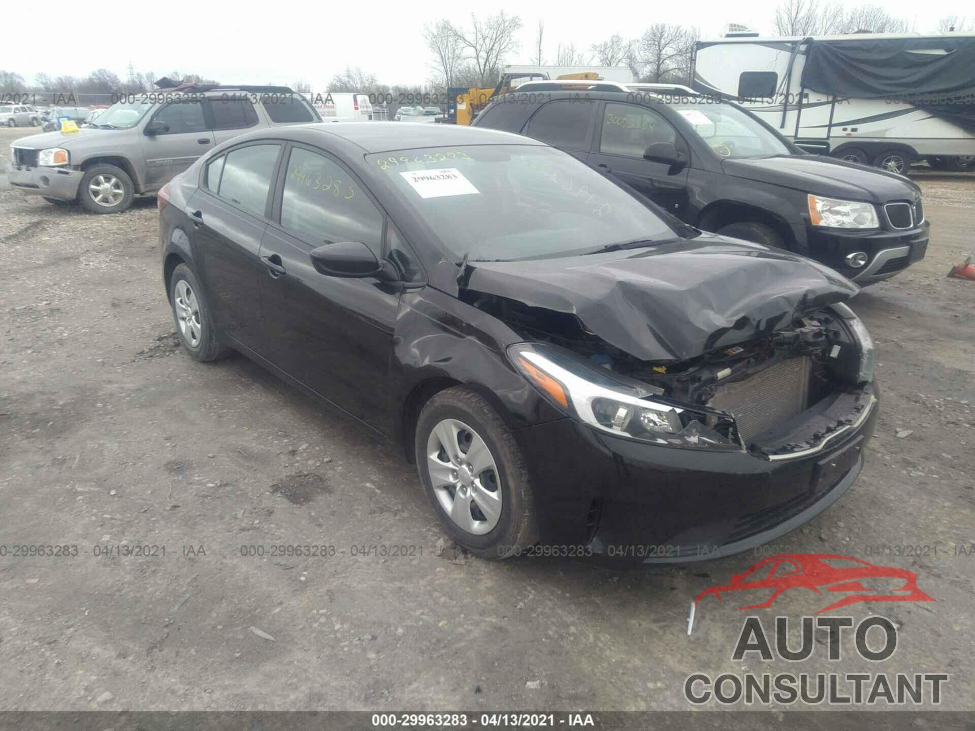 KIA FORTE 2017 - 3KPFK4A72HE037688