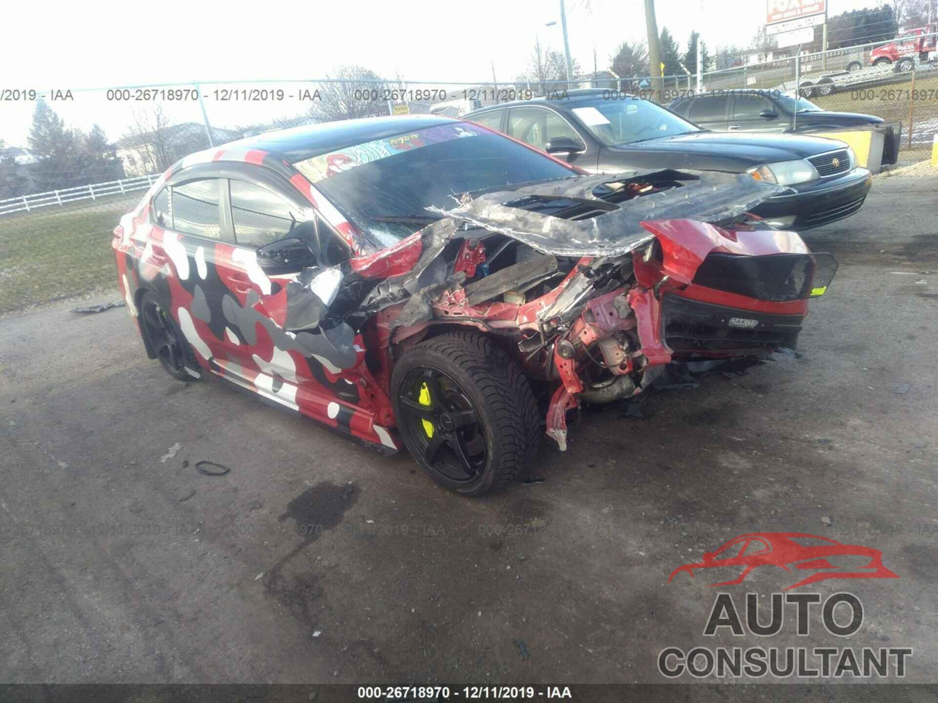 SUBARU WRX 2018 - JF1VA2T63J9835995