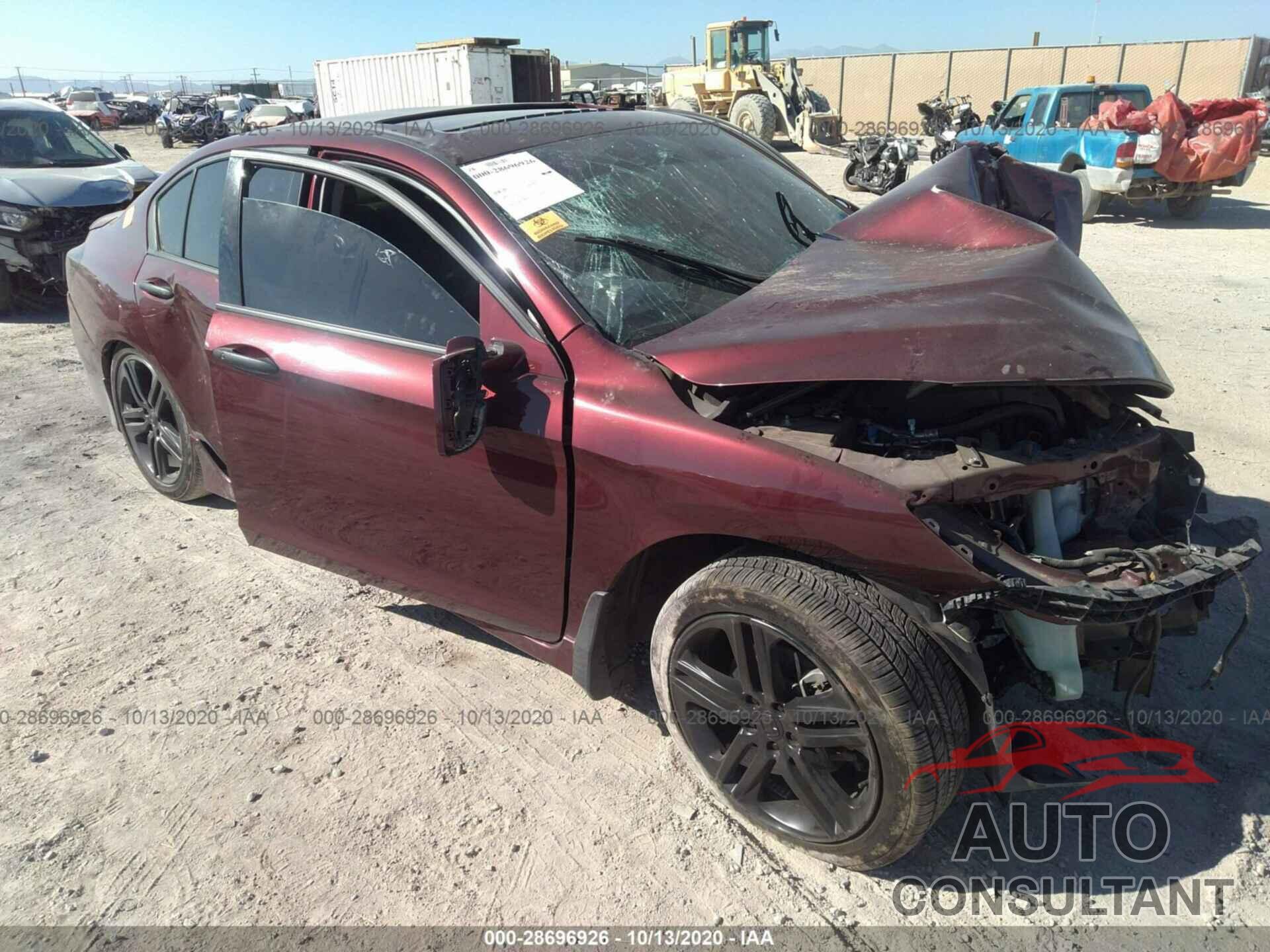 HONDA ACCORD SEDAN 2016 - 1HGCR3F94GA028108