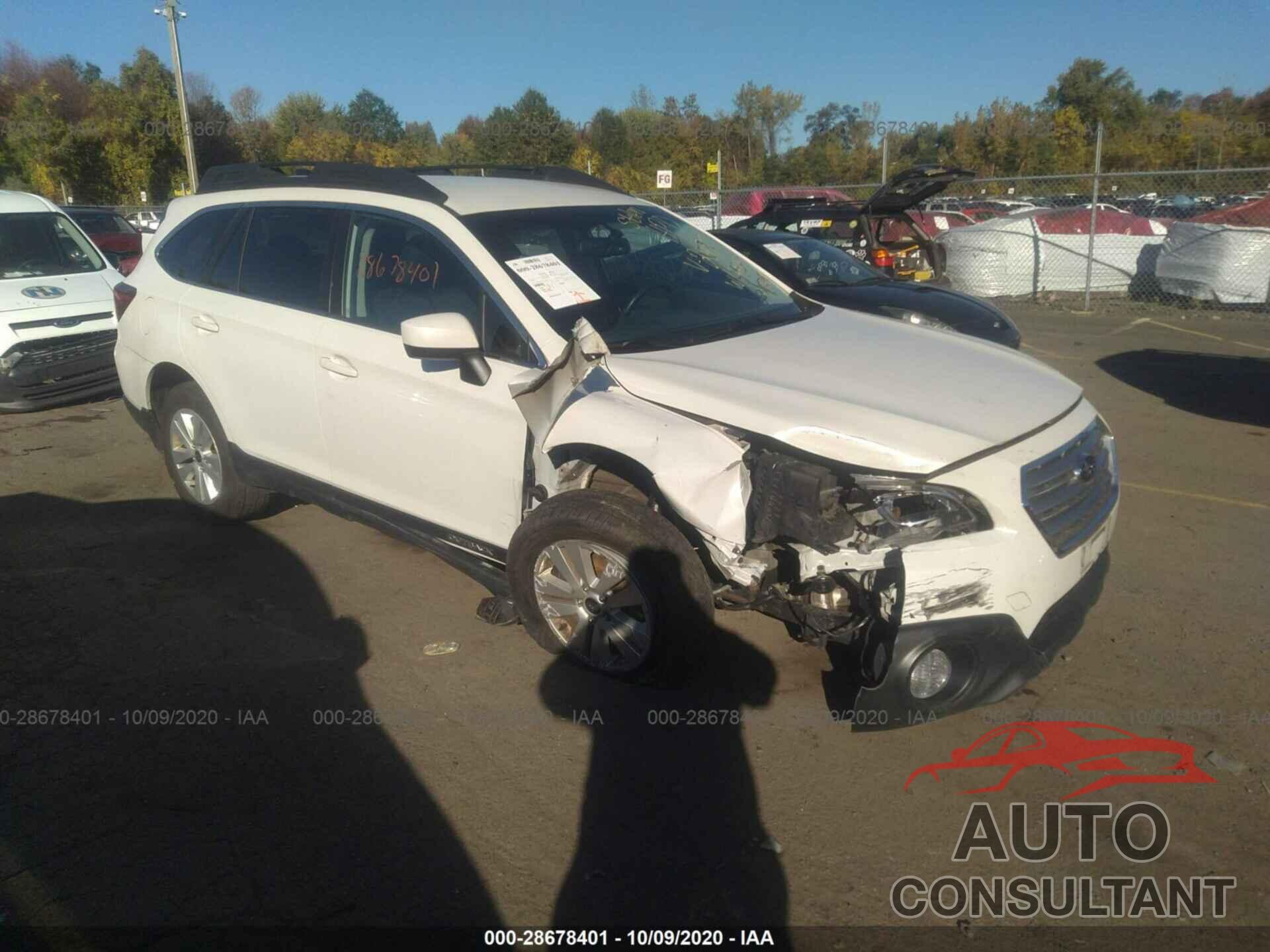 SUBARU OUTBACK 2016 - 4S4BSACC1G3214577