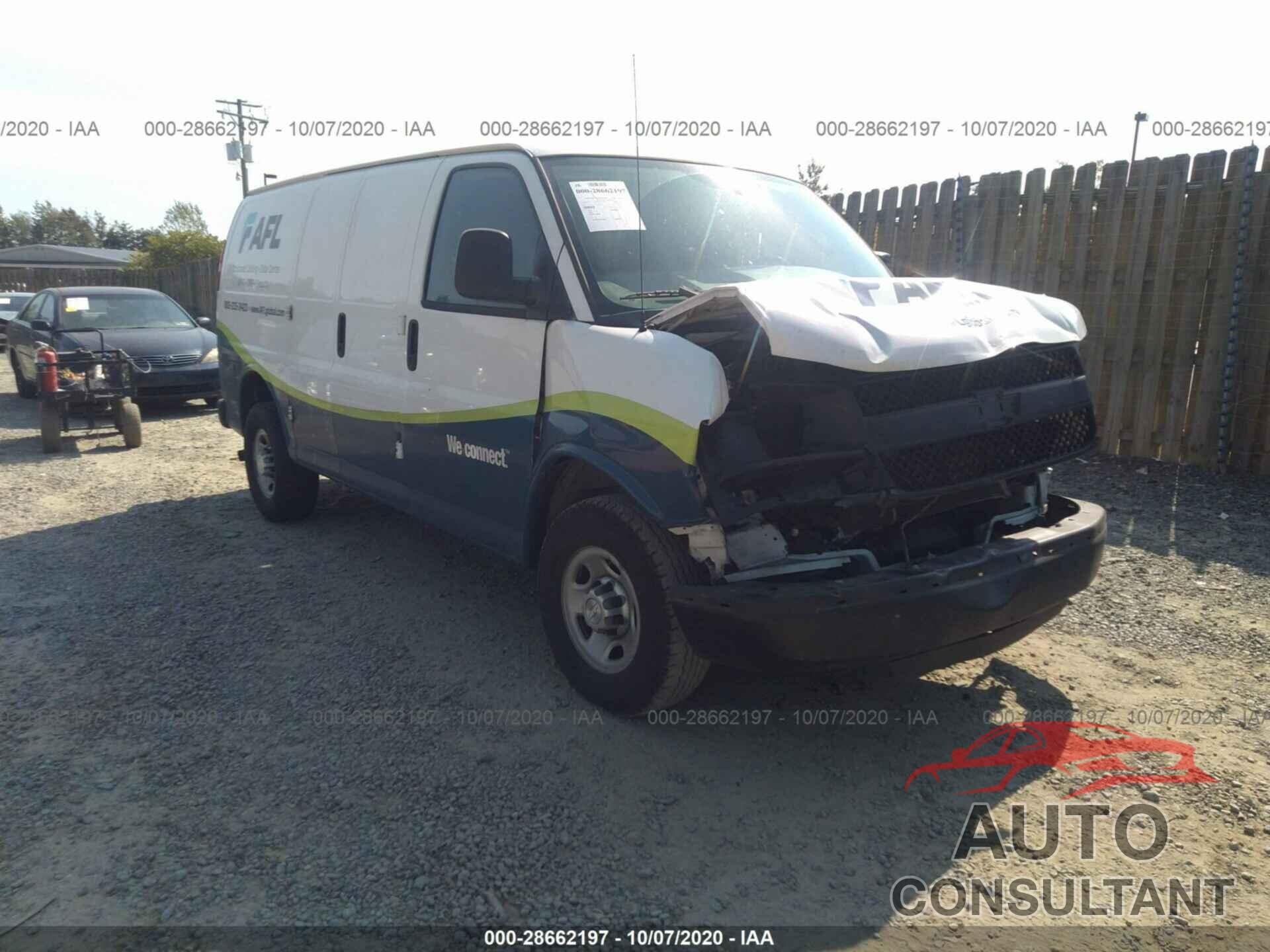 CHEVROLET EXPRESS CARGO VAN 2016 - 1GCWGAFF6G1121417