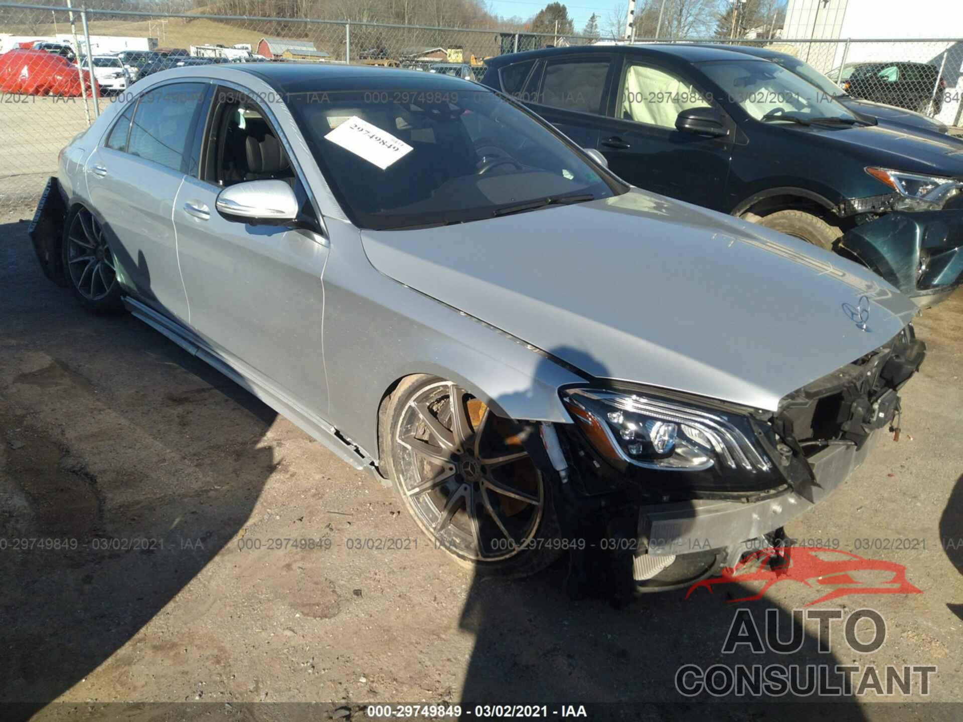 MERCEDES-BENZ S-CLASS 2019 - WDDUG8GB2KA431347