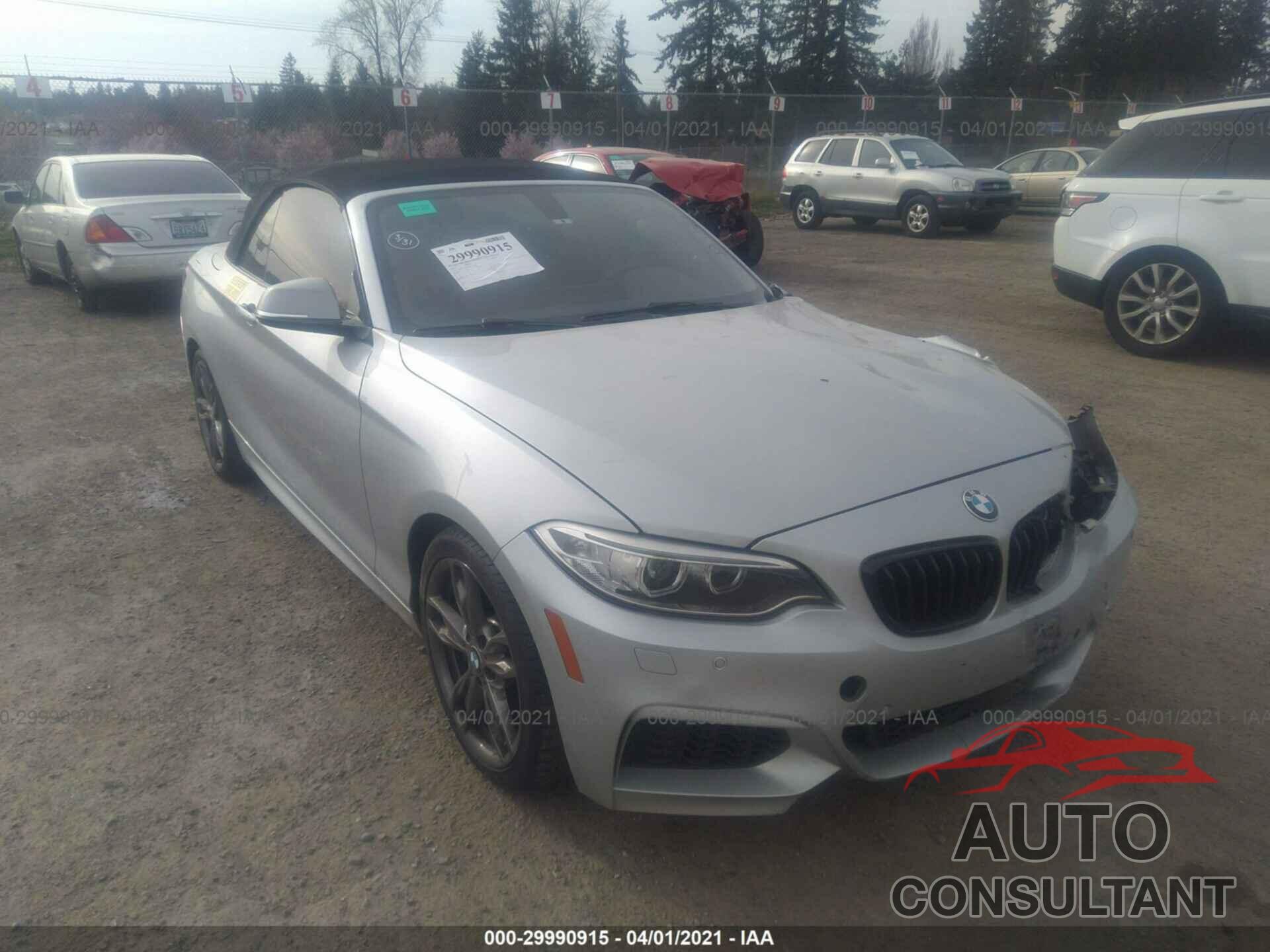 BMW 2 SERIES 2016 - WBA1M1C57GV394368