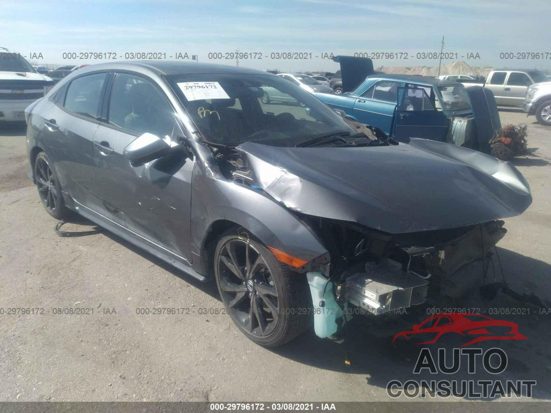HONDA CIVIC HATCHBACK 2018 - SHHFK7H92JU414432