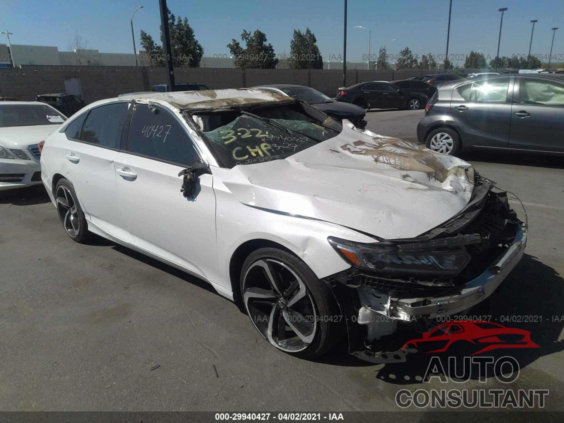HONDA ACCORD SEDAN 2019 - 1HGCV1F32KA081572