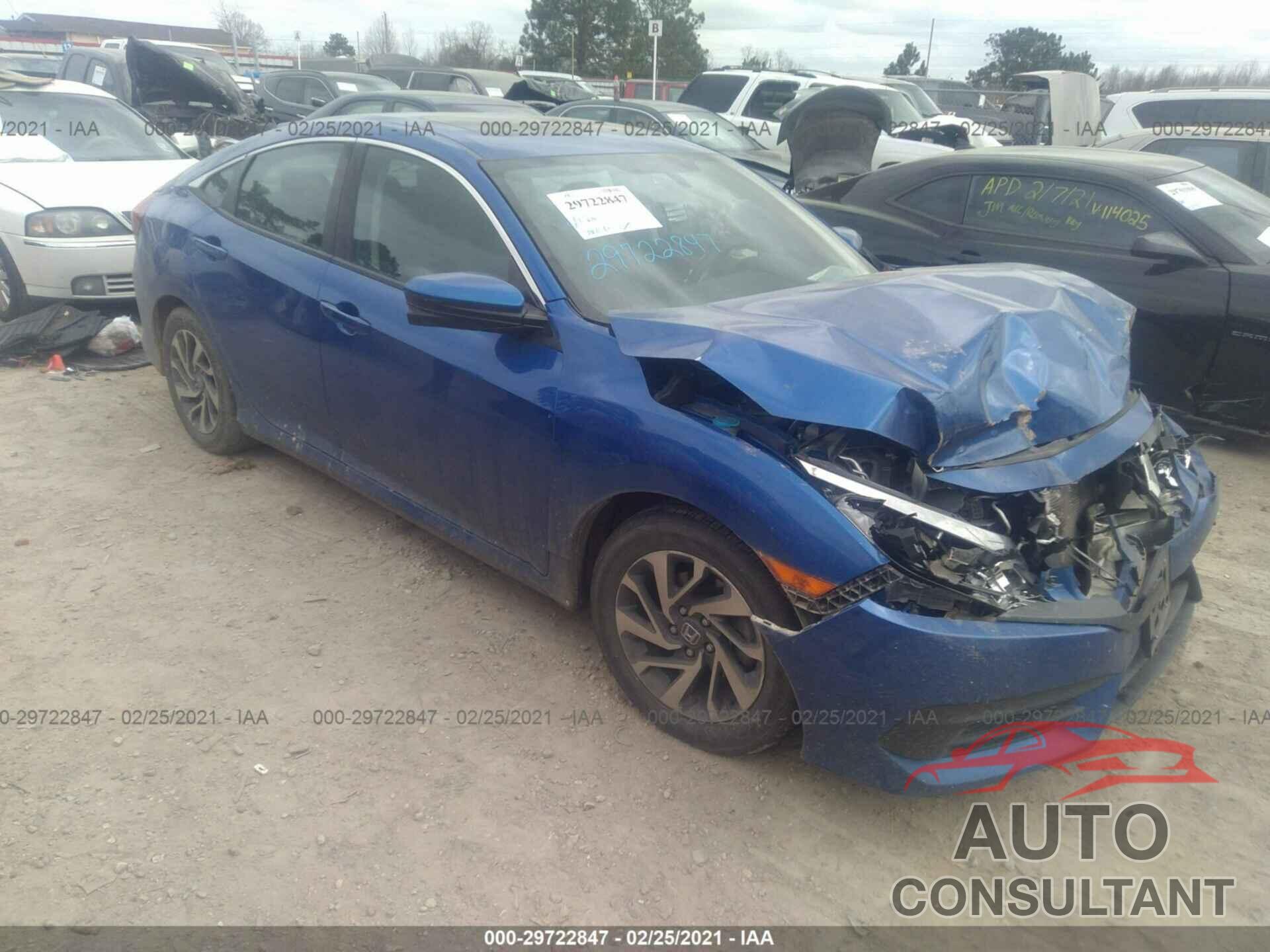 HONDA CIVIC SEDAN 2016 - 19XFC2F7XGE009274