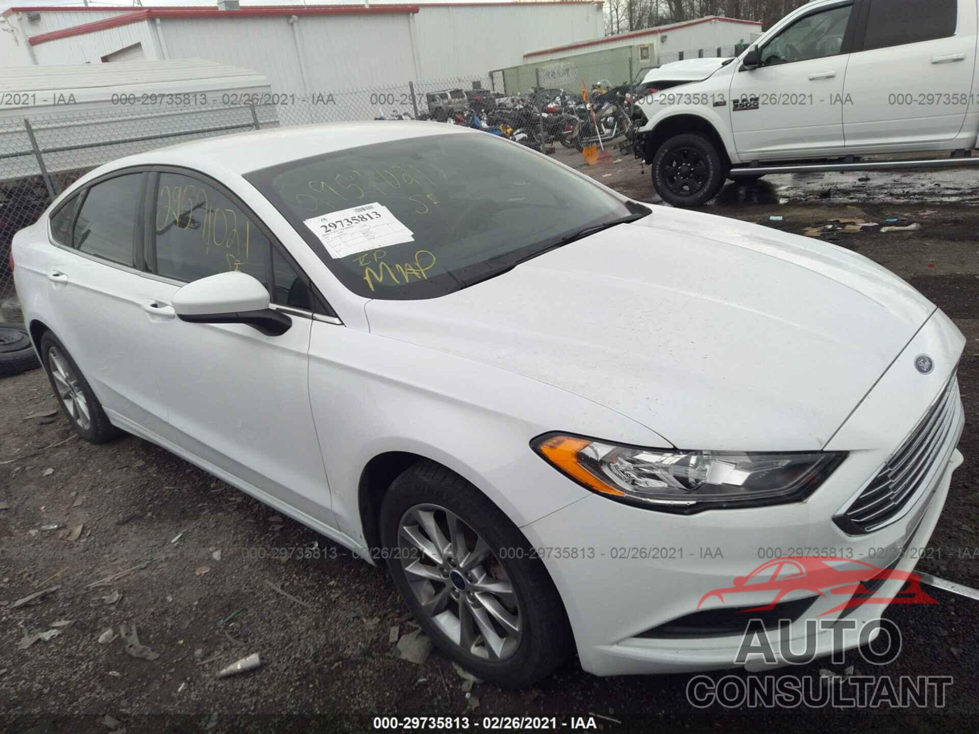 FORD FUSION 2017 - 3FA6P0H76HR171845