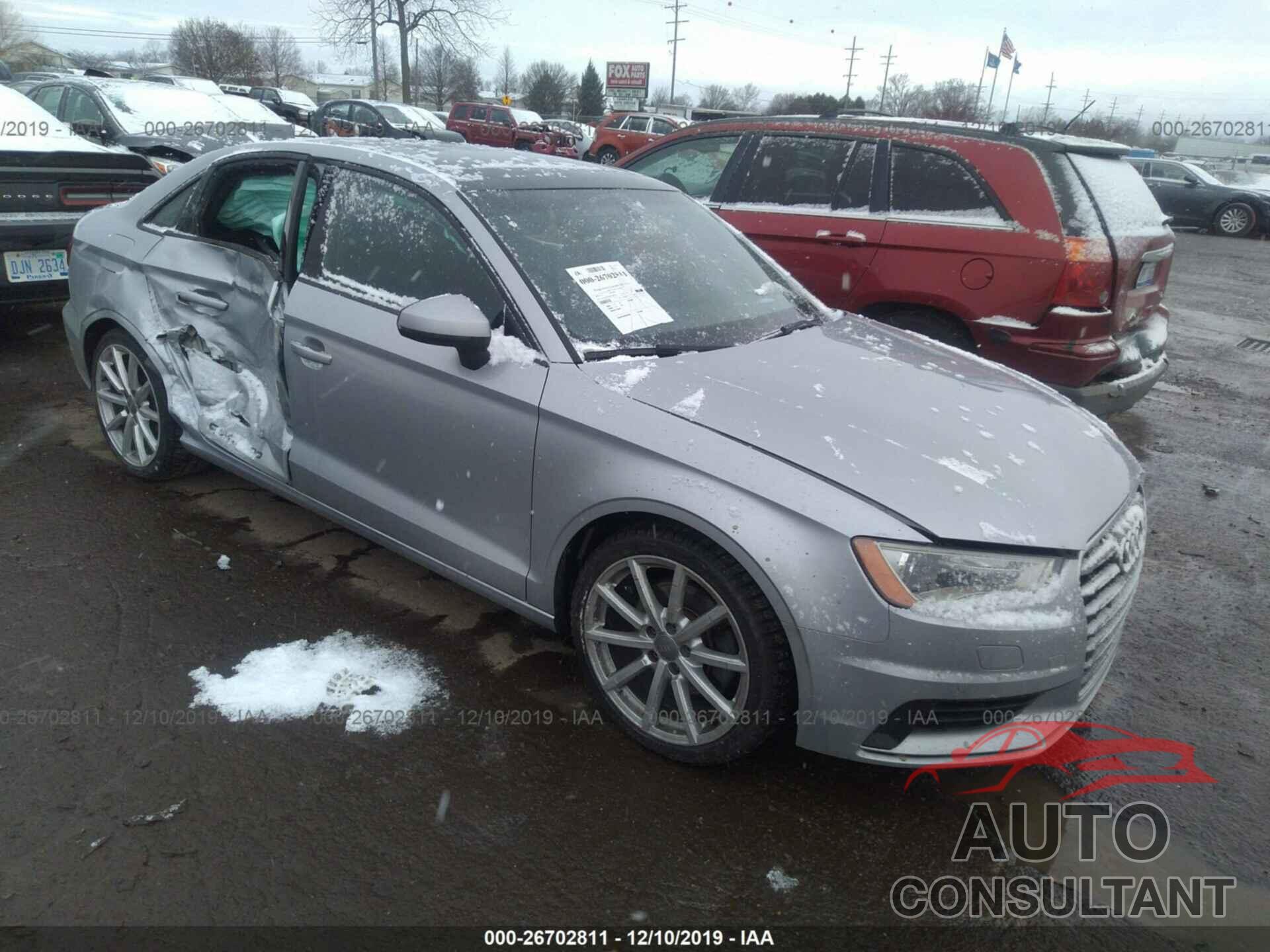 Audi A3 2016 - WAUB8GFF8G1080610