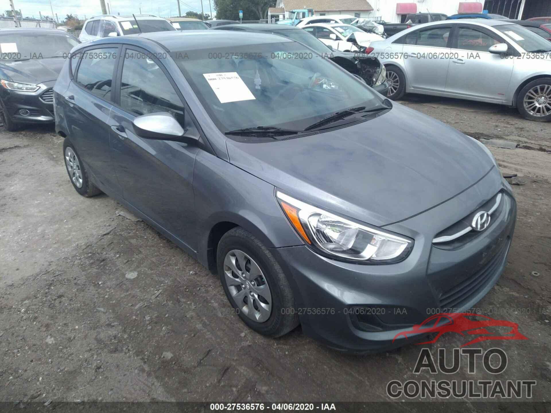 HYUNDAI ACCENT 2017 - KMHCT5AE2HU330802