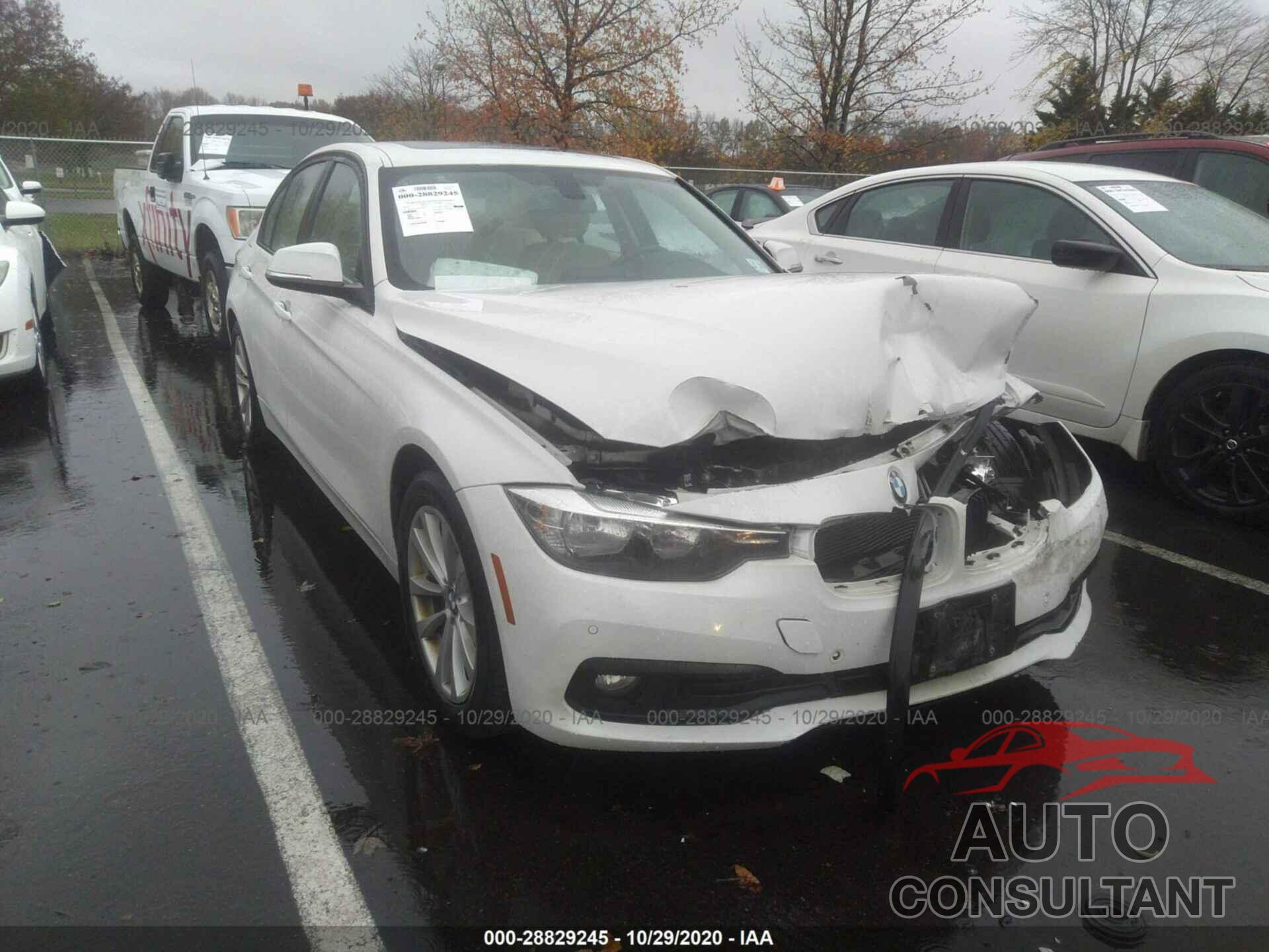 BMW 3 SERIES 2016 - WBA8A3C51GK689275