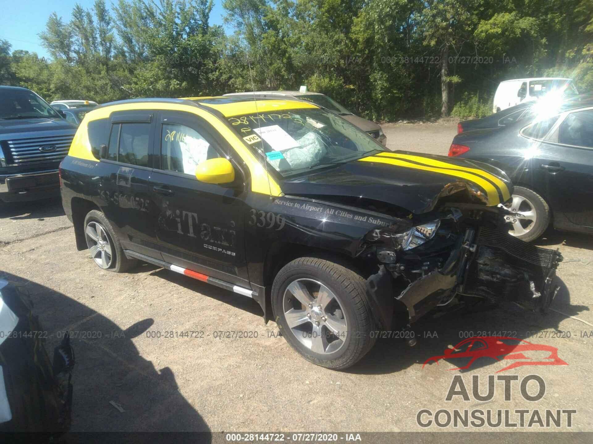 JEEP COMPASS 2017 - 1C4NJDEB7HD153547