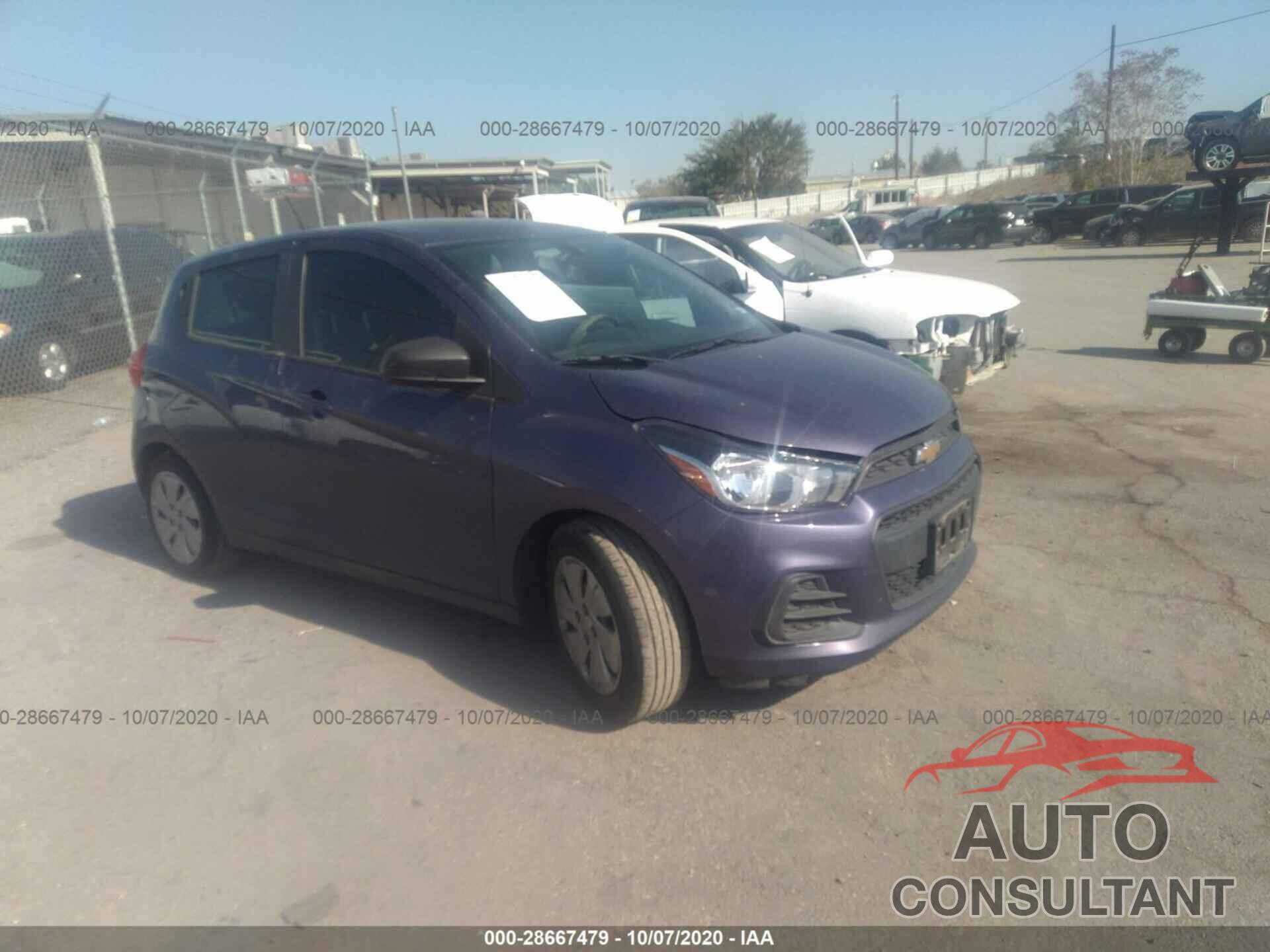 CHEVROLET SPARK 2017 - KL8CB6SA0HC747178