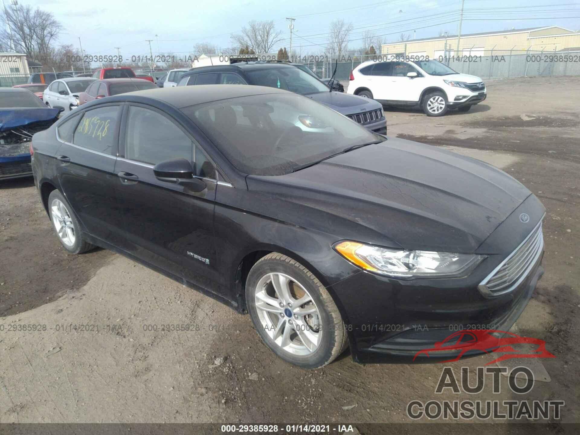 FORD FUSION HYBRID 2018 - 3FA6P0LU7JR103511