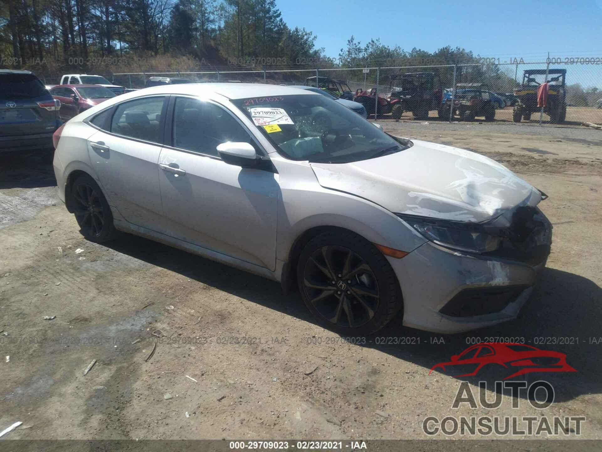 HONDA CIVIC SEDAN 2019 - 19XFC2F88KE006018