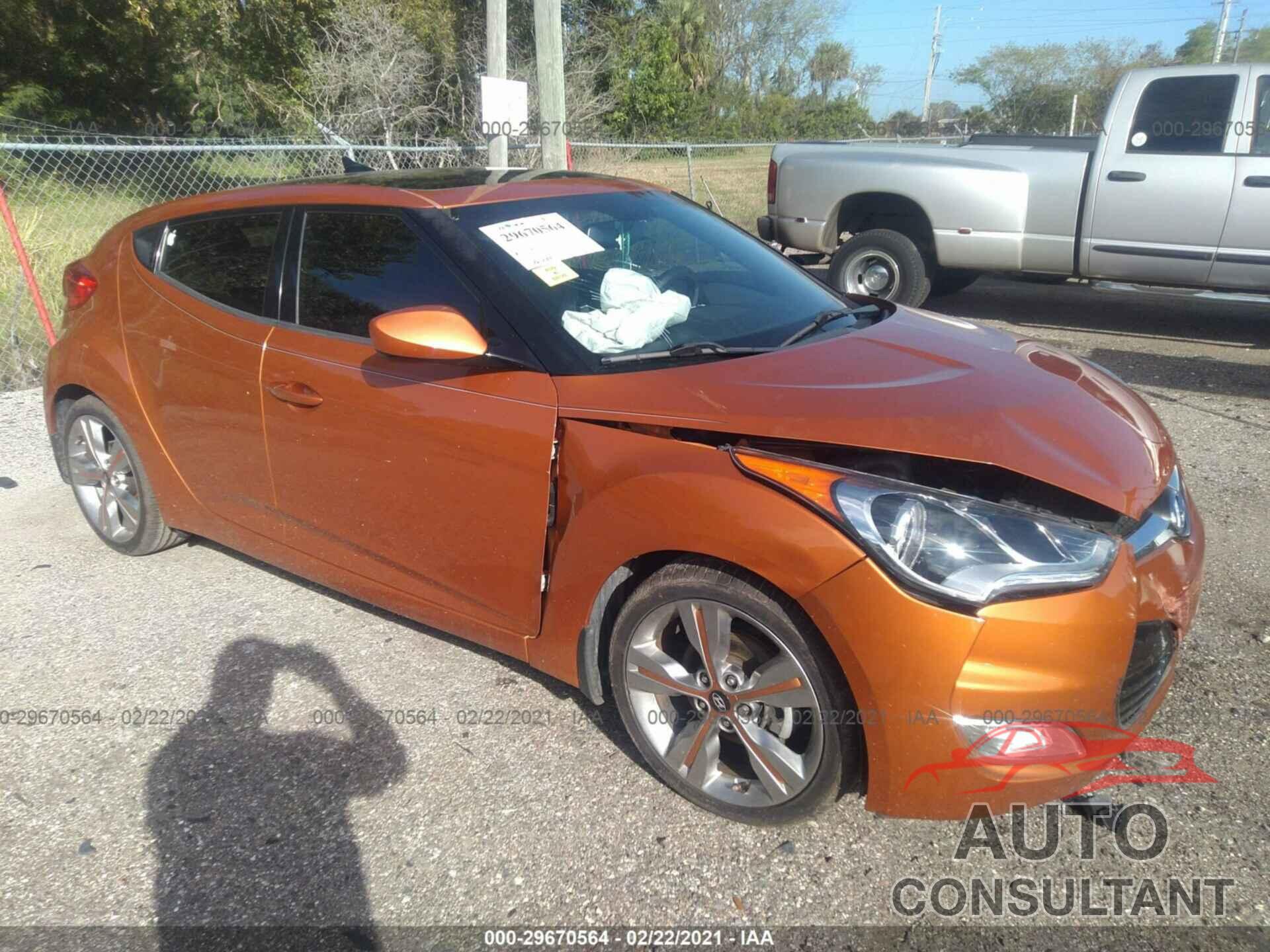 HYUNDAI VELOSTER 2016 - KMHTC6AD9GU289175