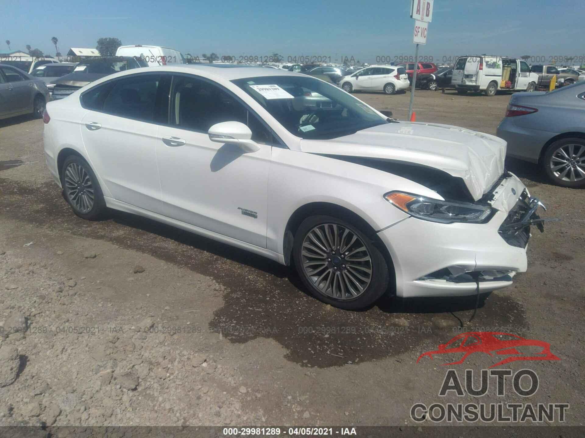 FORD FUSION ENERGI 2017 - 3FA6P0PUXHR275293