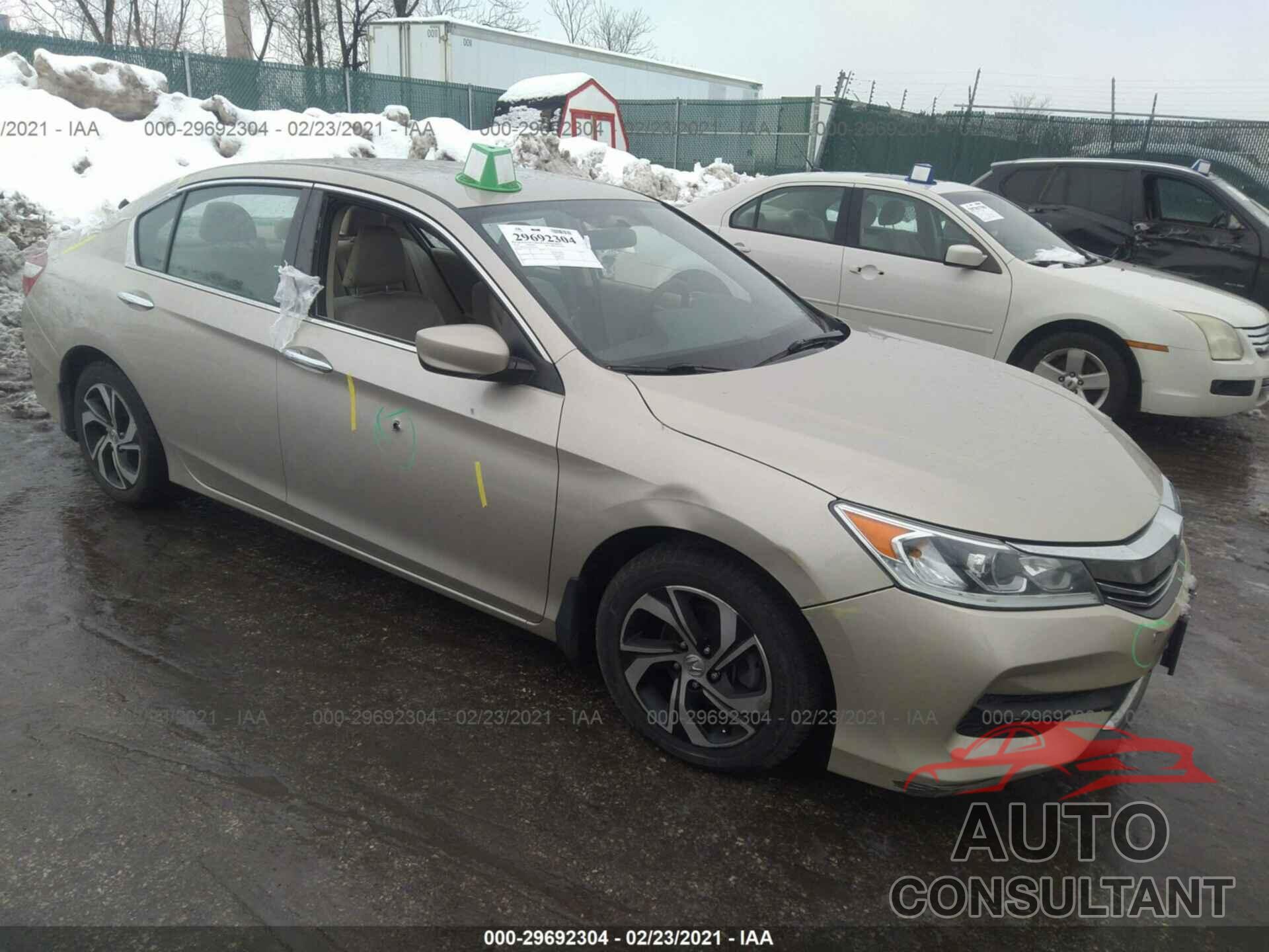 HONDA ACCORD SEDAN 2016 - 1HGCR2F37GA119511