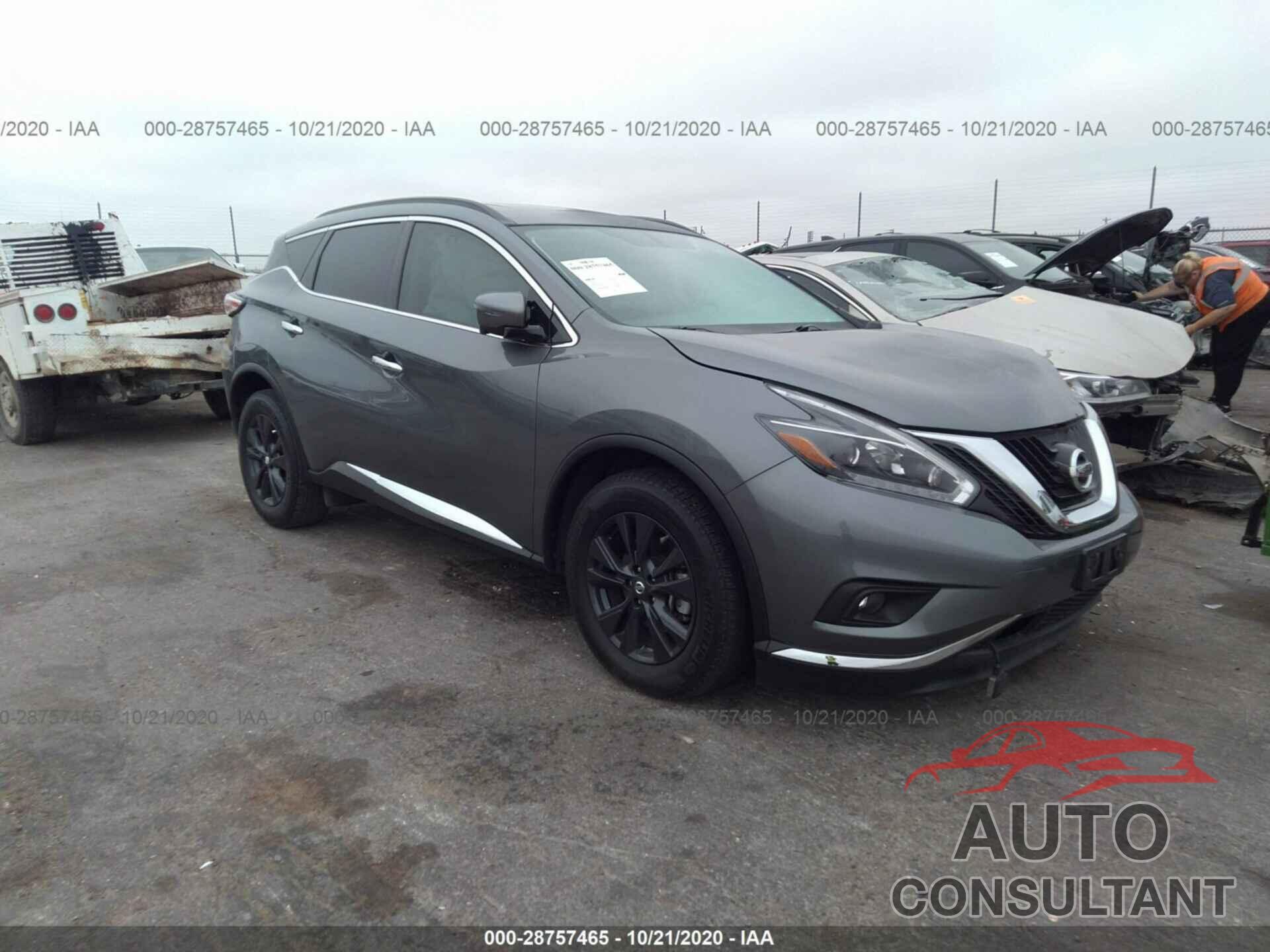 NISSAN MURANO 2018 - 5N1AZ2MG2JN150091