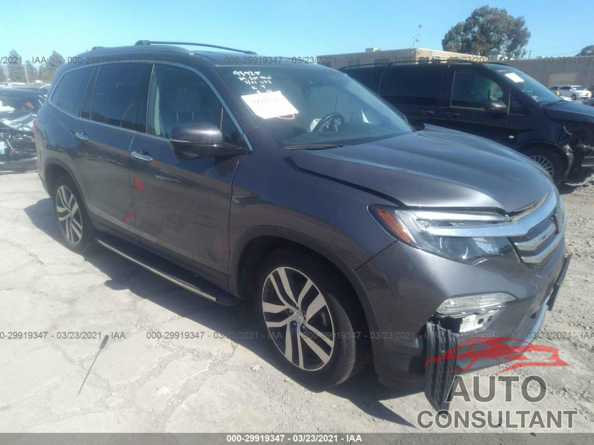 HONDA PILOT 2018 - 5FNYF6H96JB024961