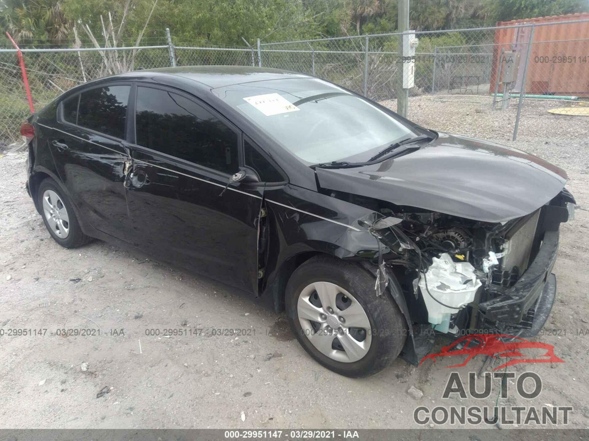 KIA FORTE 2017 - 3KPFL4A77HE133457