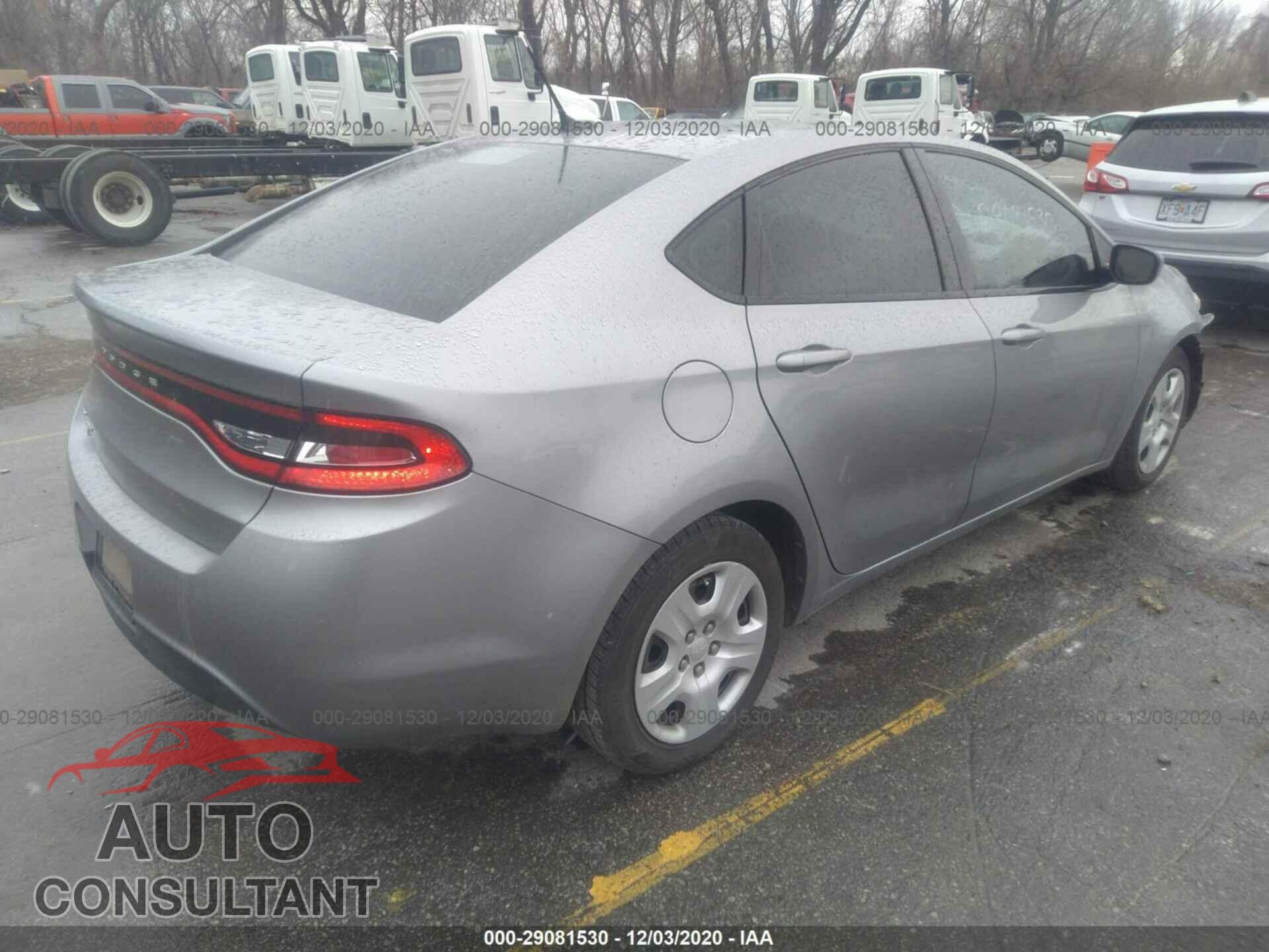 DODGE DART 2016 - 1C3CDFAA2GD516461