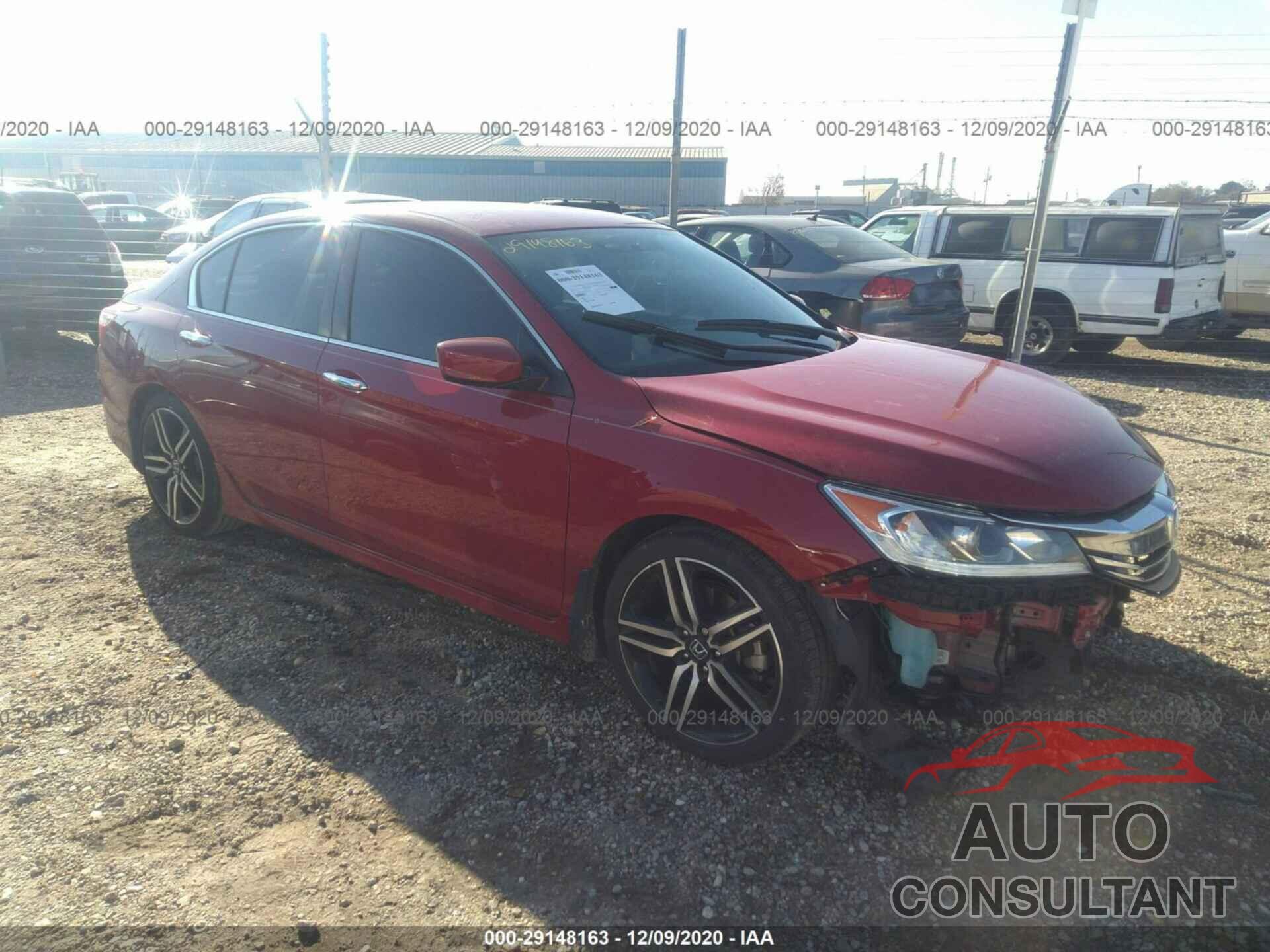 HONDA ACCORD SEDAN 2017 - 1HGCR2F52HA122089