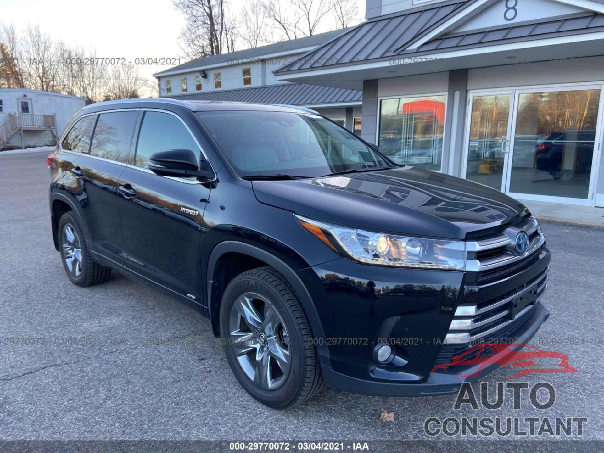 TOYOTA HIGHLANDER 2017 - 5TDDGRFH3HS032402
