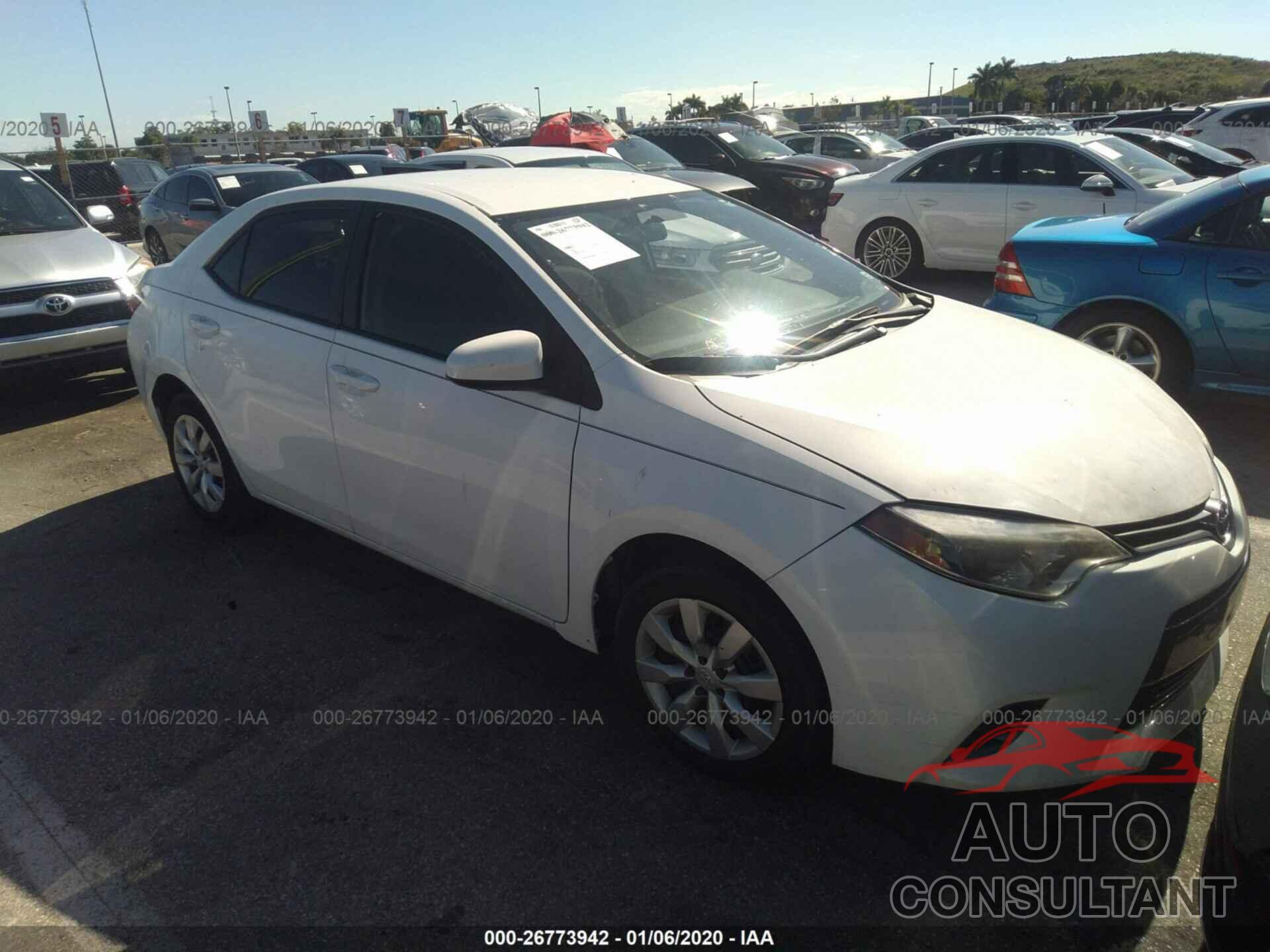 TOYOTA COROLLA 2016 - 5YFBURHE4GP548259