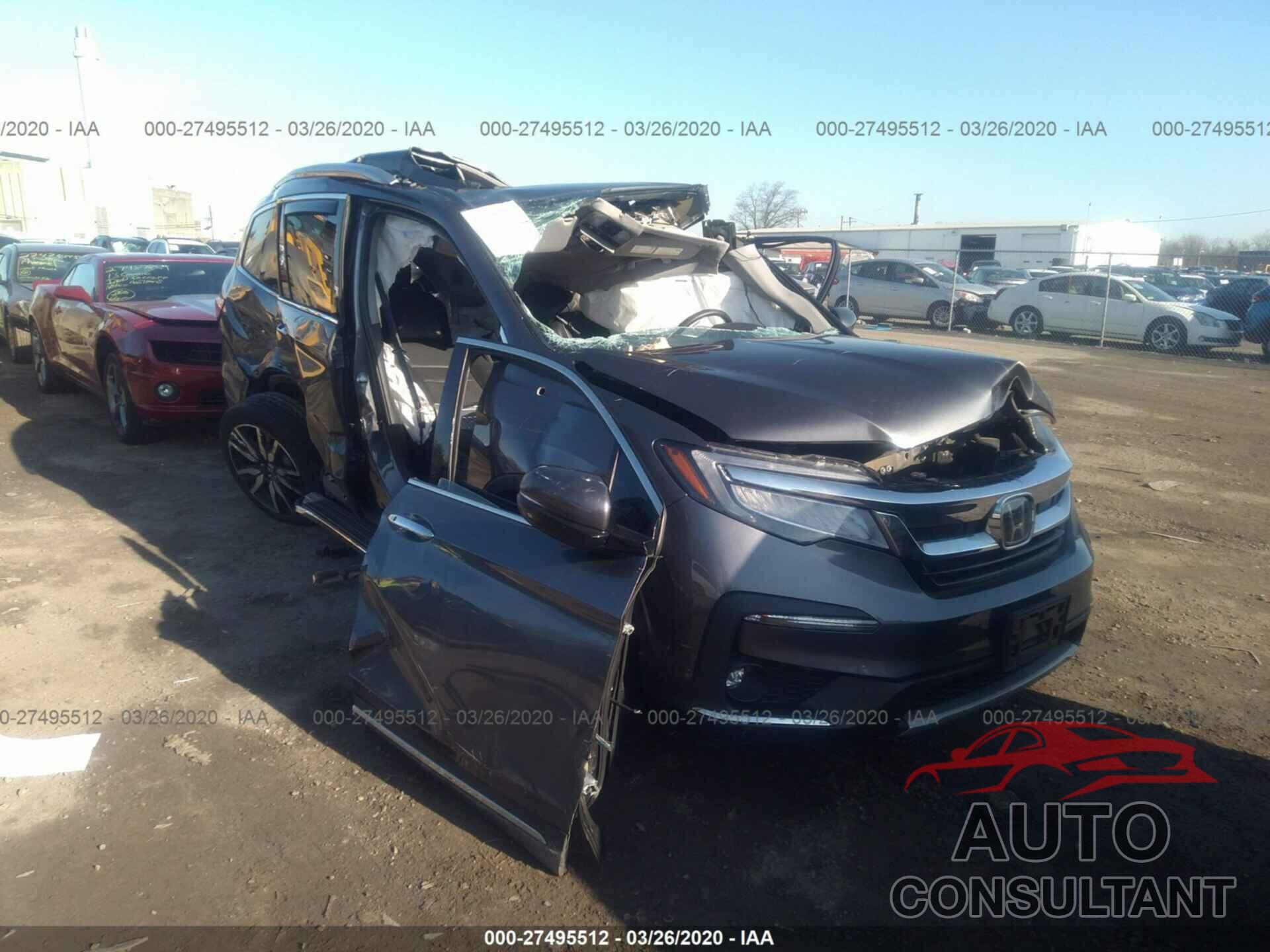 HONDA PILOT 2019 - 5FNYF6H65KB076136