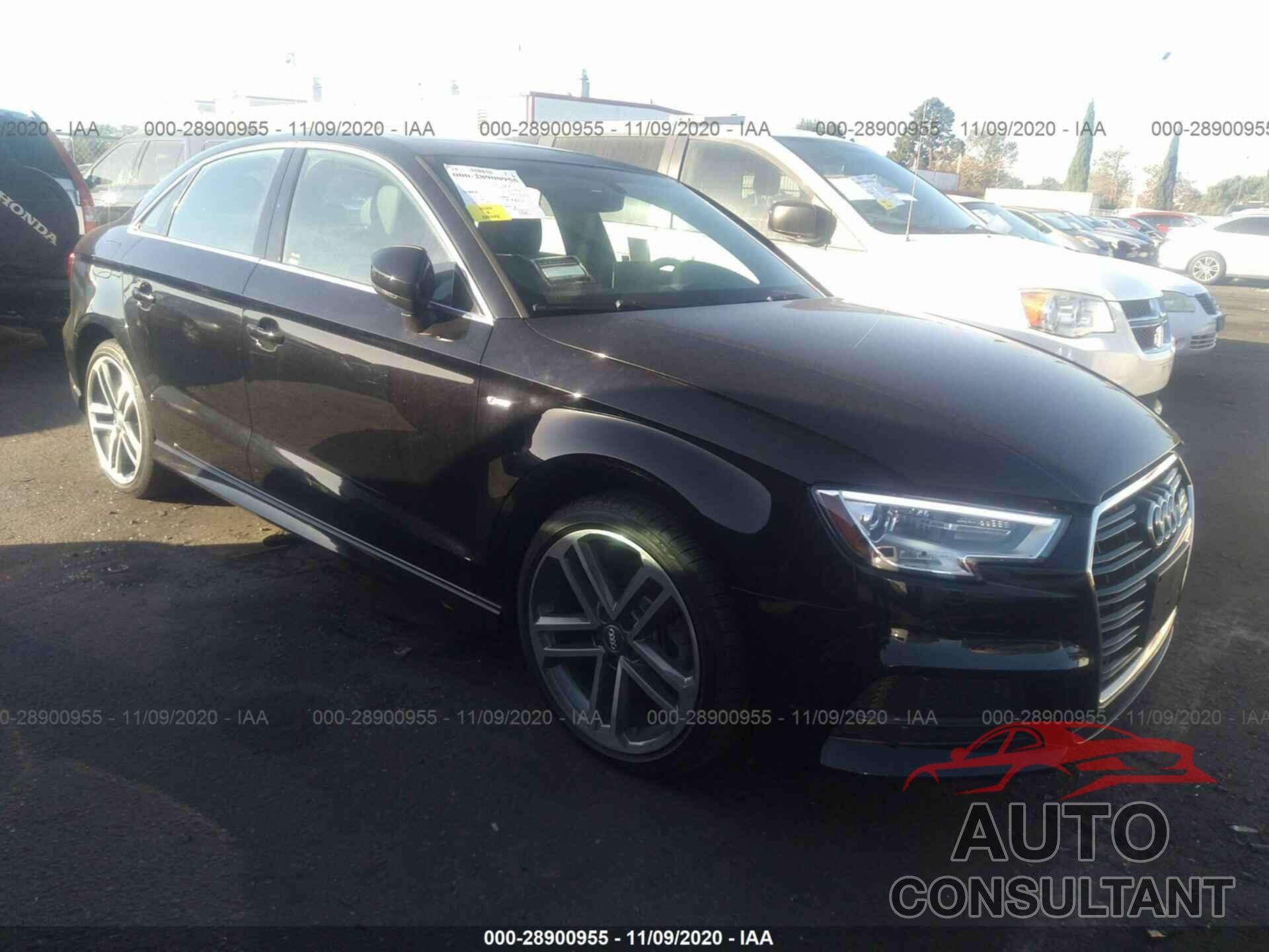 AUDI A3 SEDAN 2018 - WAUGUGFF5J1068813