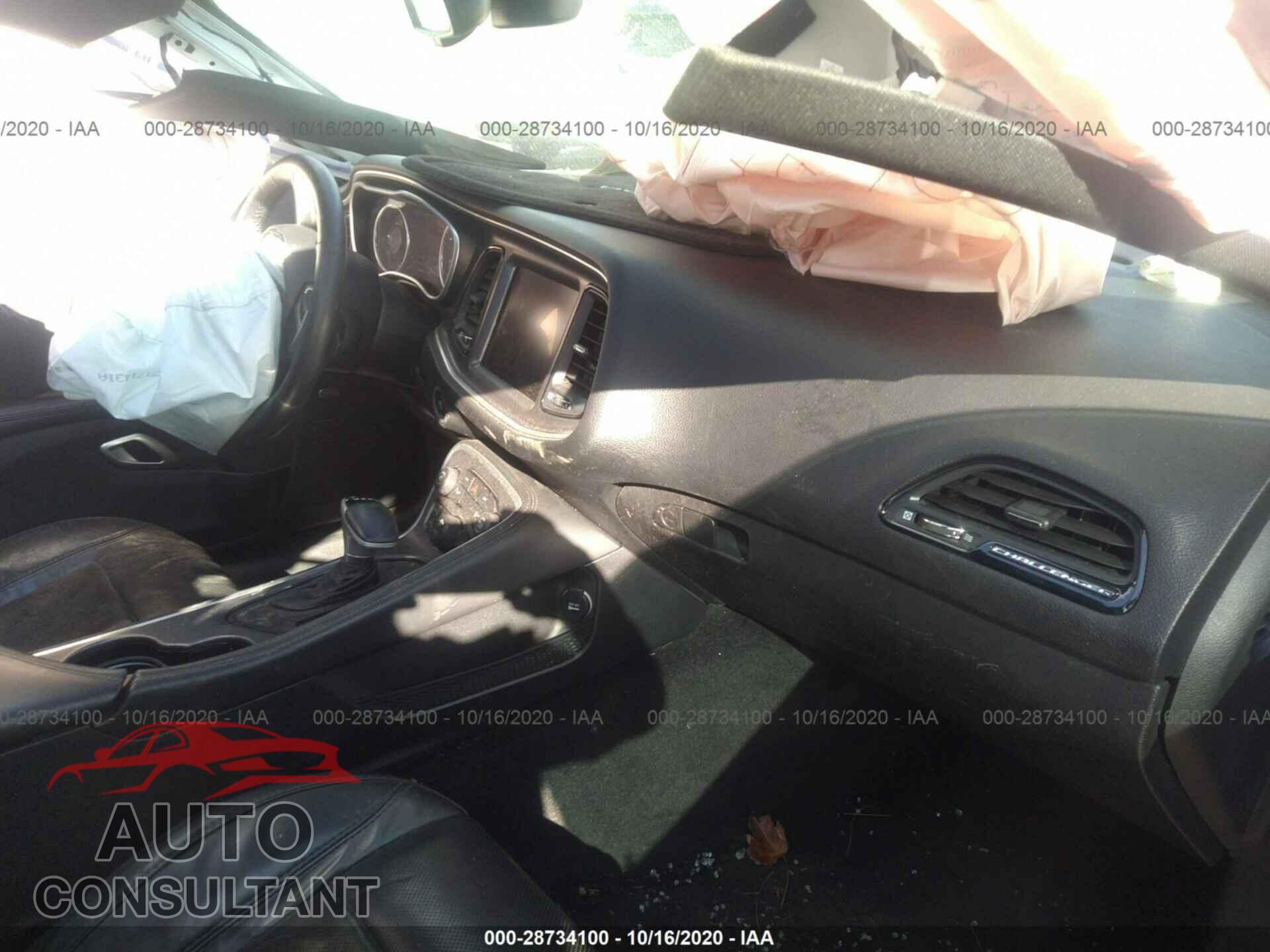 DODGE CHALLENGER 2016 - 2C3CDZBT2GH279491